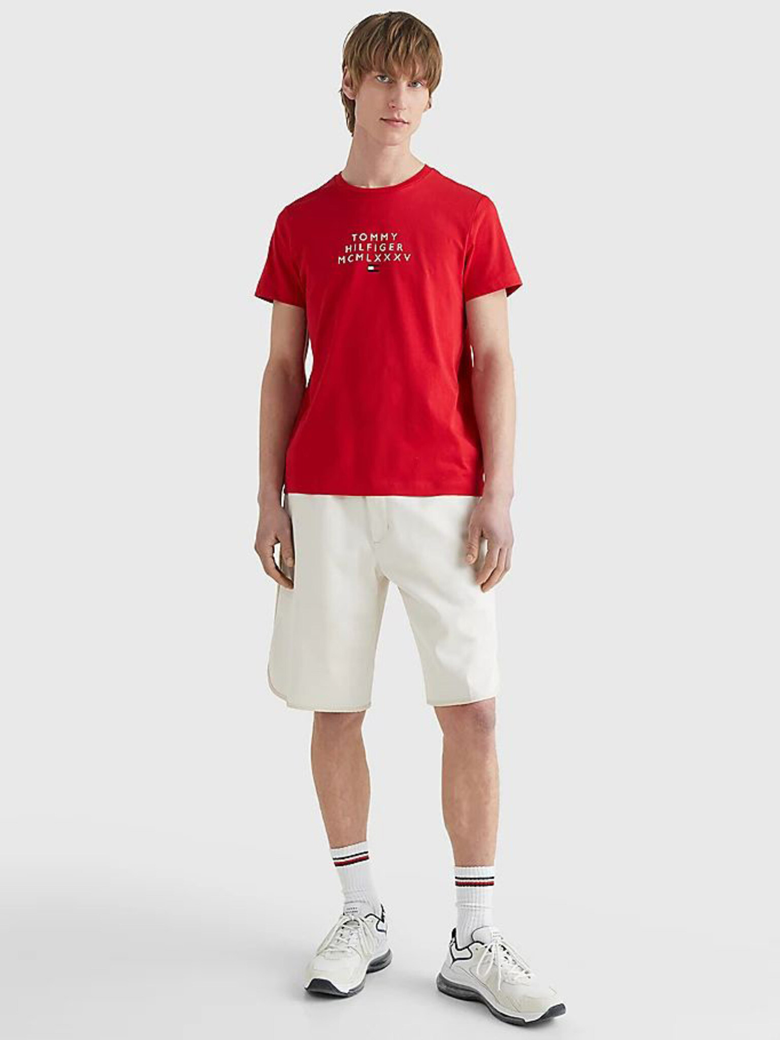 Tommy Hilfiger Tricou Roșu - Pled.ro