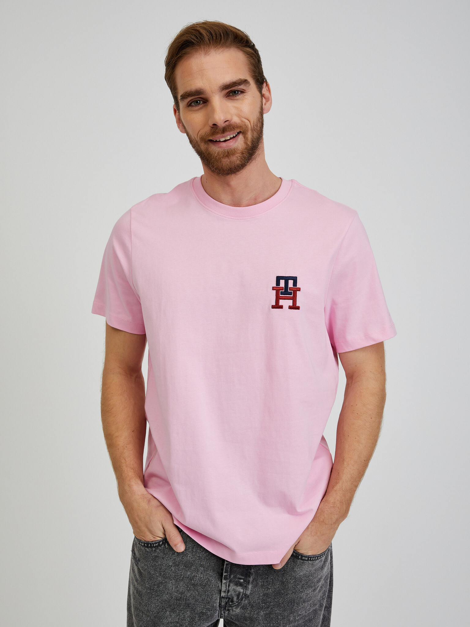 Tommy Hilfiger Tricou Roz - Pled.ro