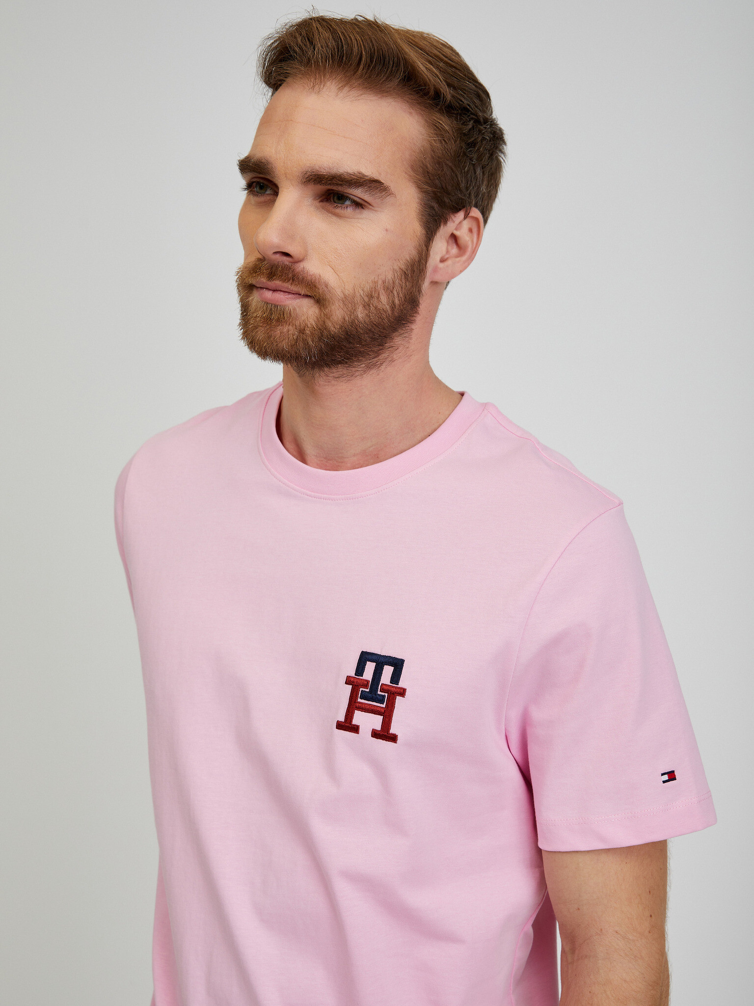 Tommy Hilfiger Tricou Roz - Pled.ro