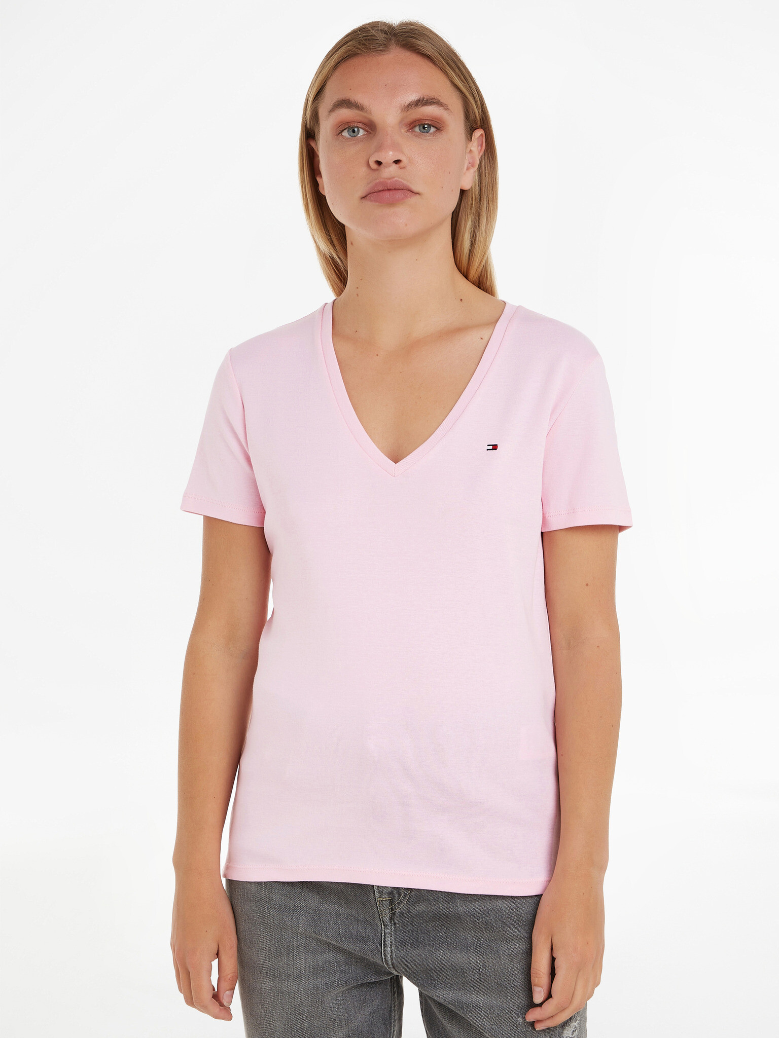 Tommy Hilfiger Tricou Roz - Pled.ro