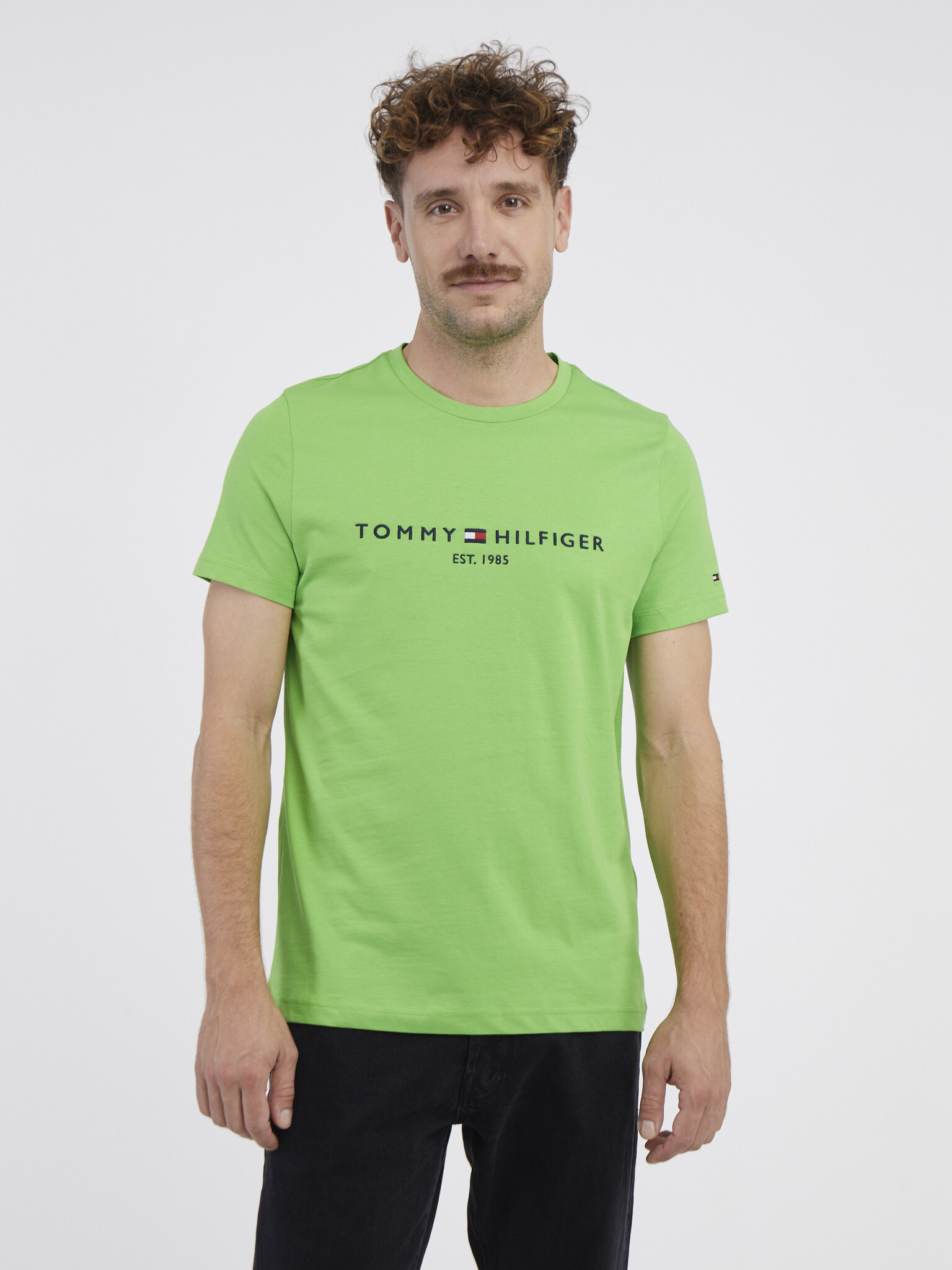 Tommy Hilfiger Tricou Verde - Pled.ro