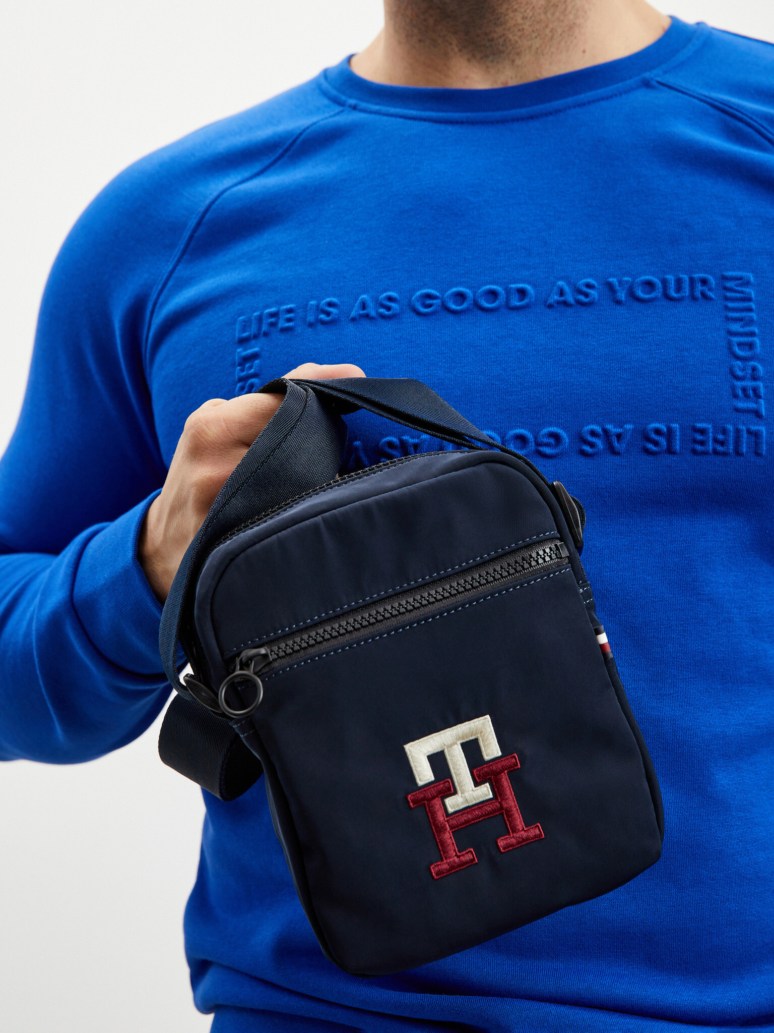 Tommy Hilfiger Twilight Mini Rep Genţi de umăr Albastru - Pled.ro