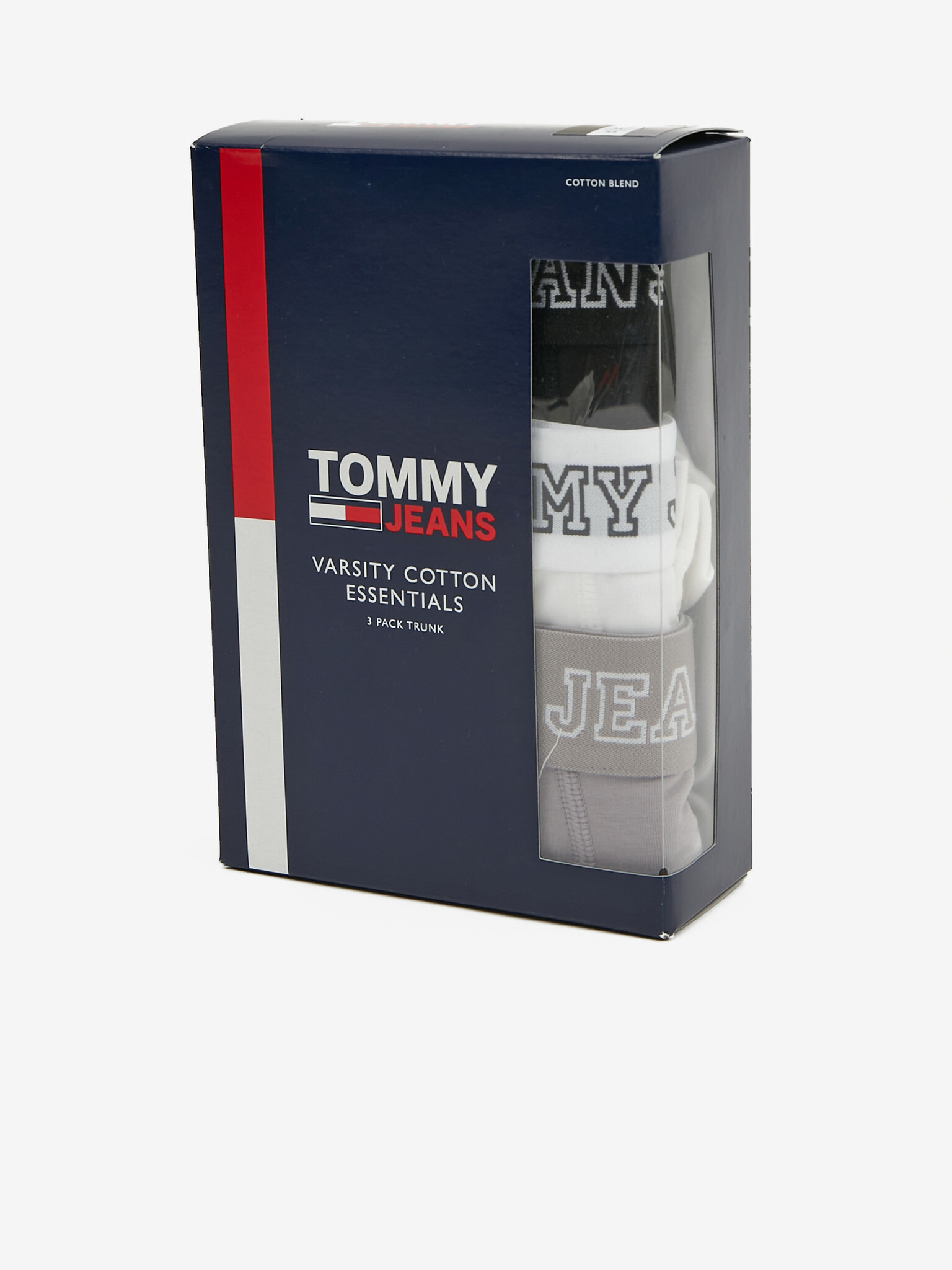 Tommy Jeans Boxeri 3 bucăți Negru - Pled.ro