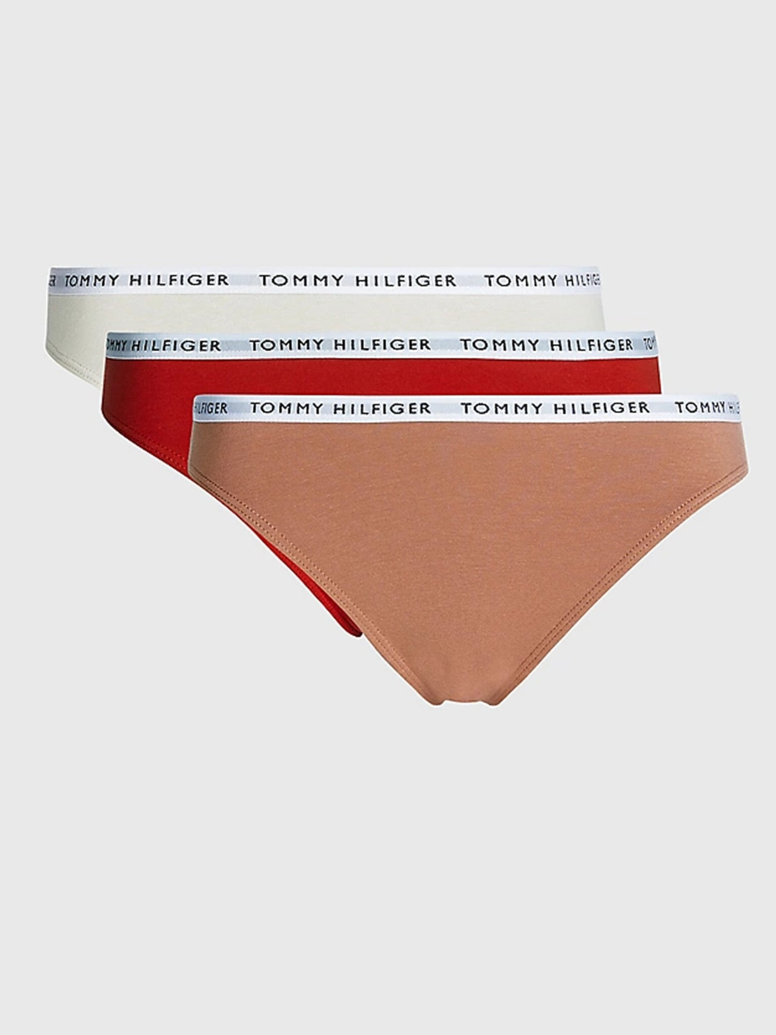 Tommy Hilfiger Underwear Chiloți 3 bucăți Bej - Pled.ro