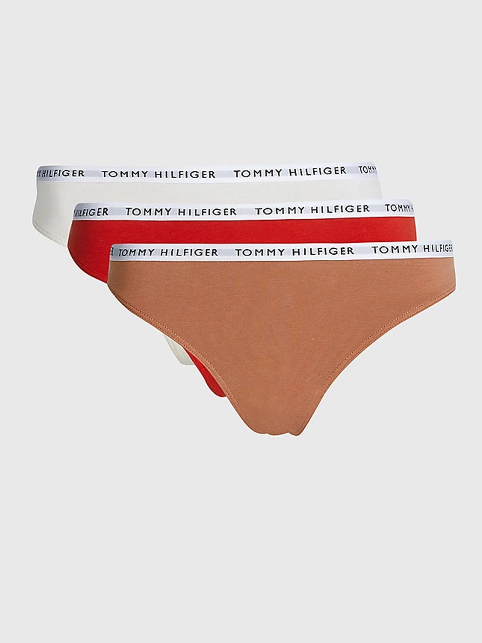 Tommy Hilfiger Underwear Chiloți 3 bucăți Maro - Pled.ro