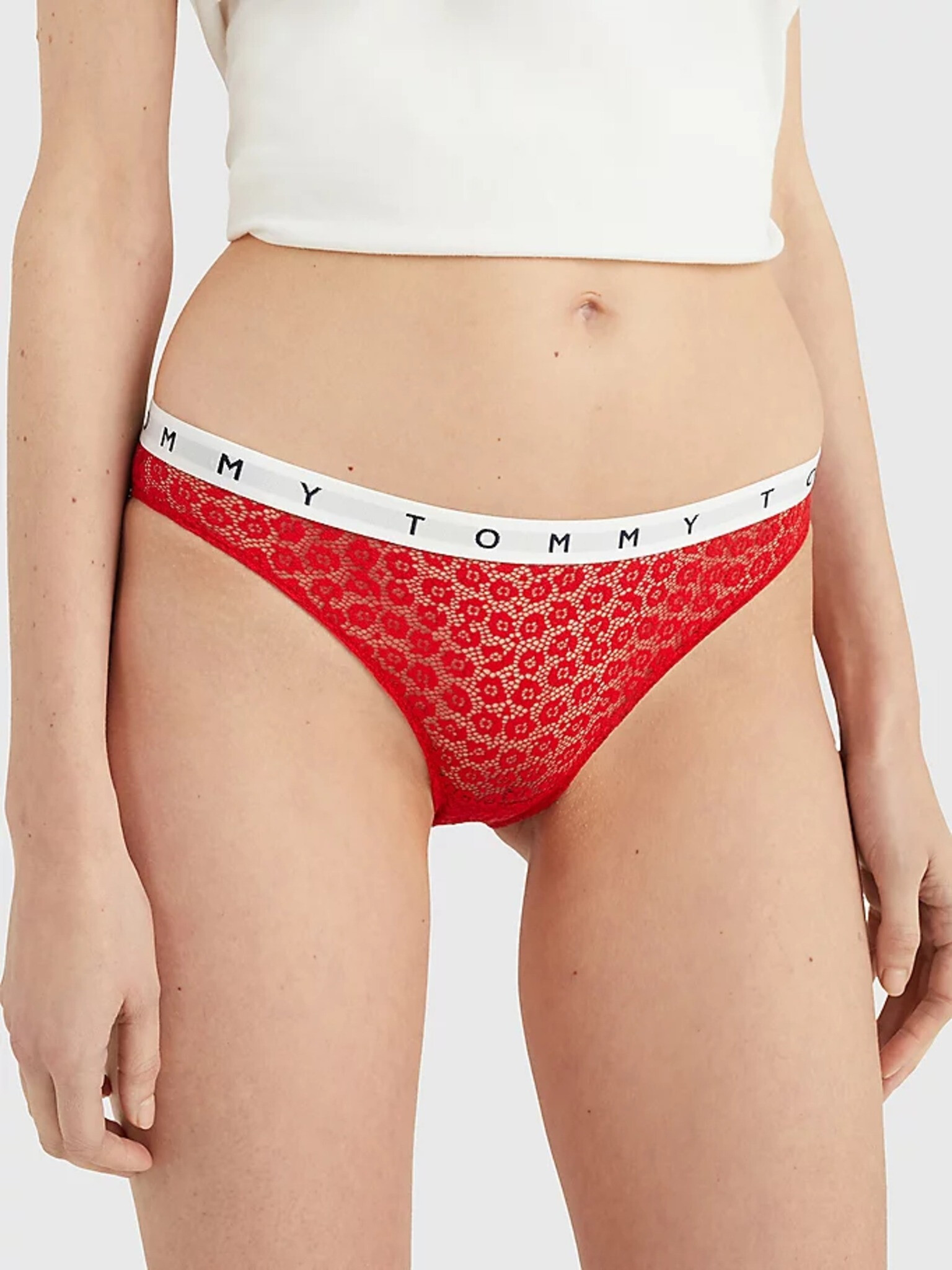 Tommy Hilfiger Underwear Chiloți 3 bucăți Roșu - Pled.ro