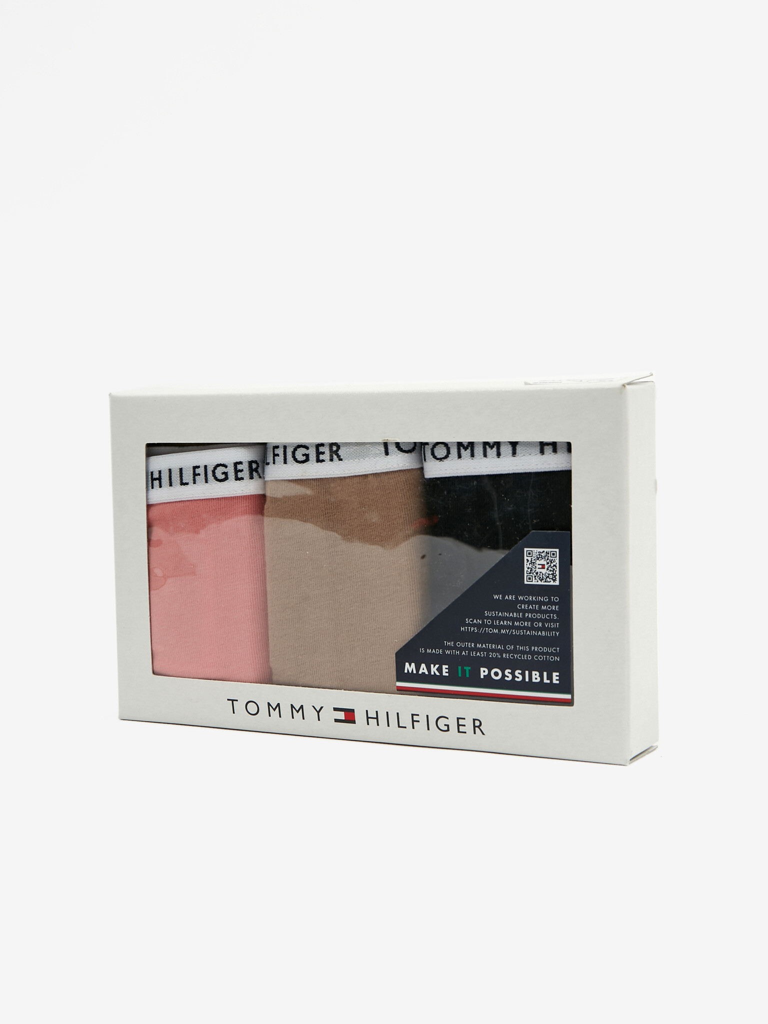 Tommy Hilfiger Underwear Chiloți 3 bucăți Roz - Pled.ro