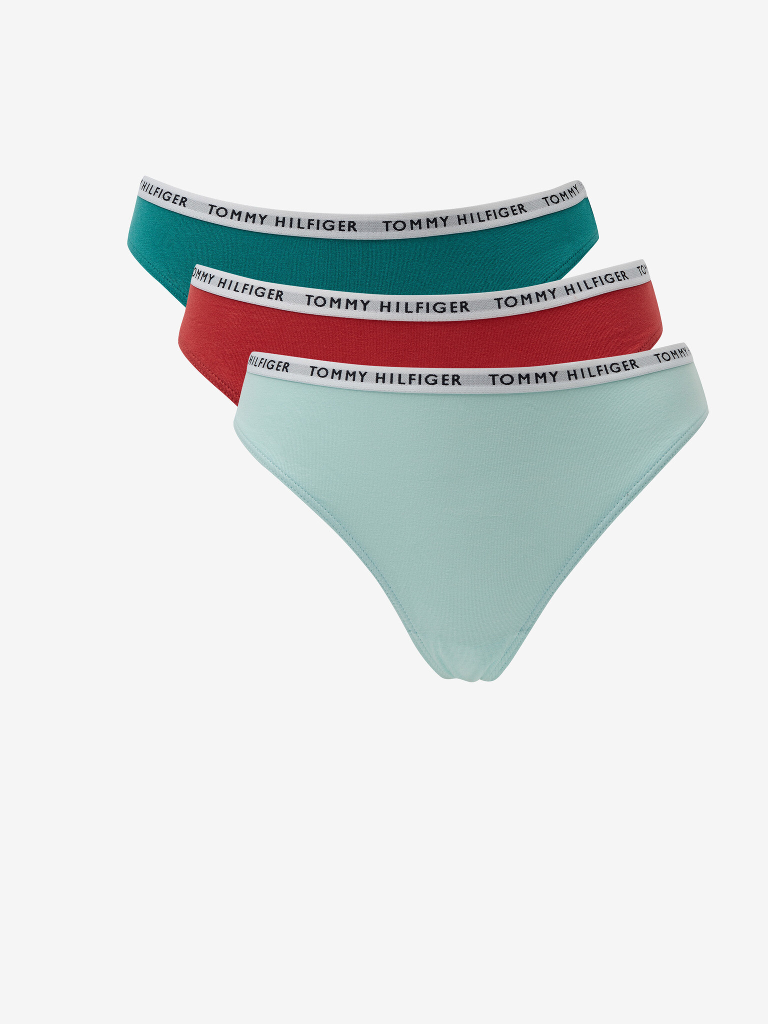 Tommy Hilfiger Underwear Chiloți 3 bucăți Verde - Pled.ro