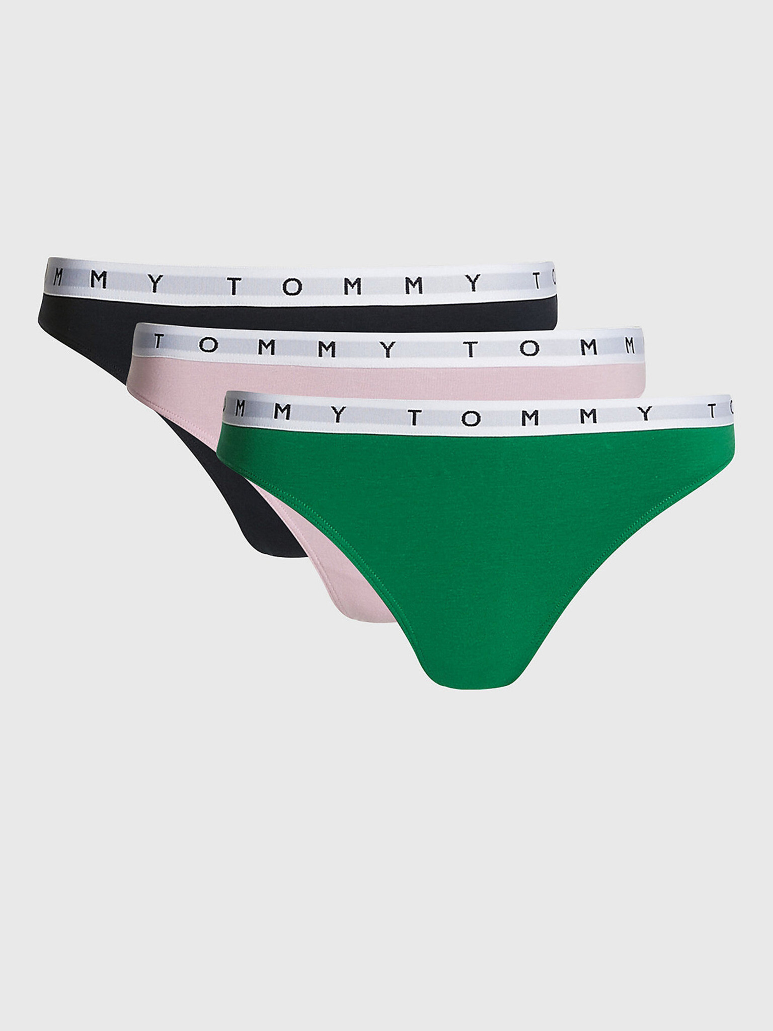 Tommy Hilfiger Underwear Chiloți 3 bucăți Verde - Pled.ro