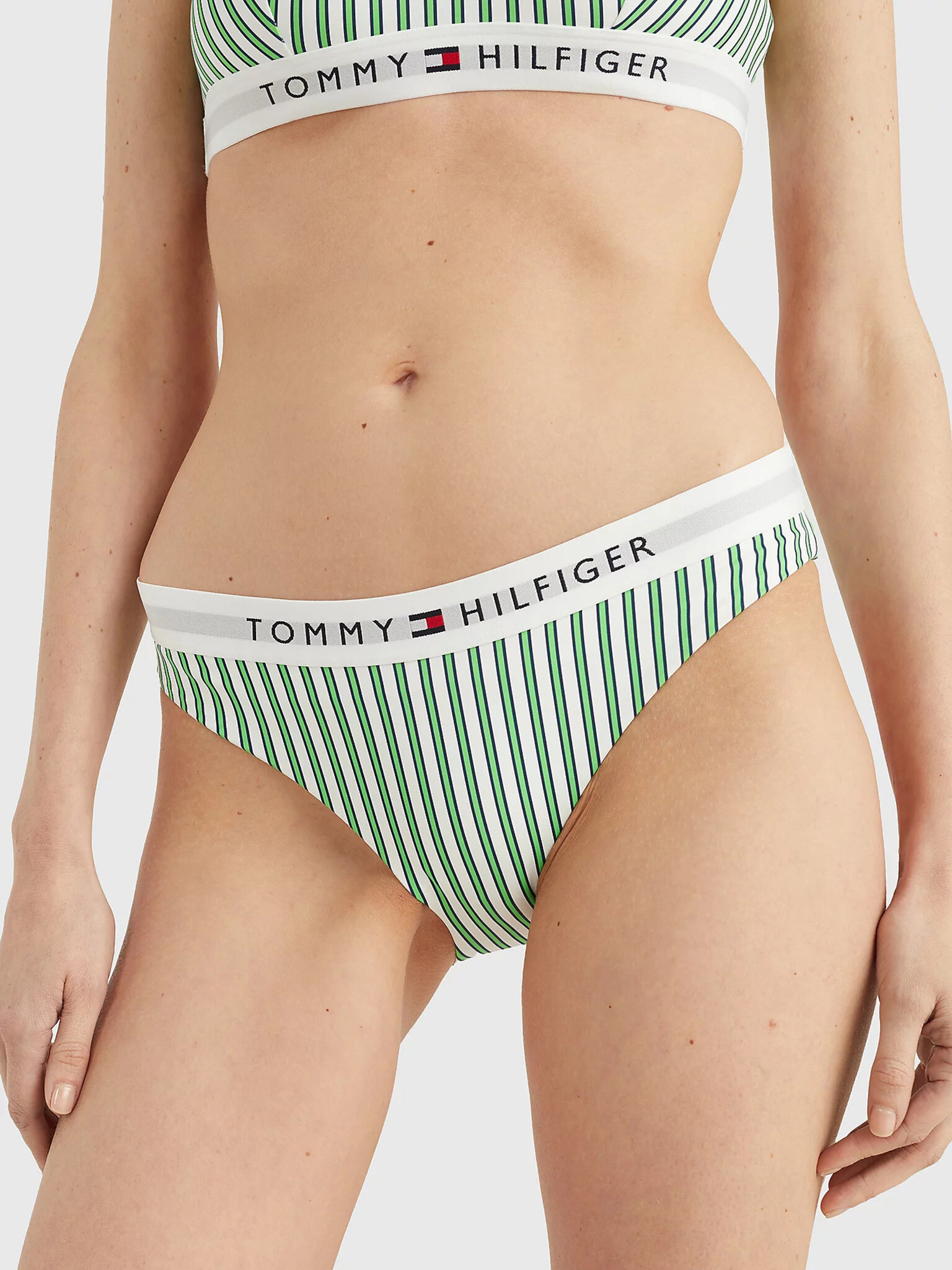 Tommy Hilfiger Underwear Partea inferioară a costumului de baie Verde - Pled.ro