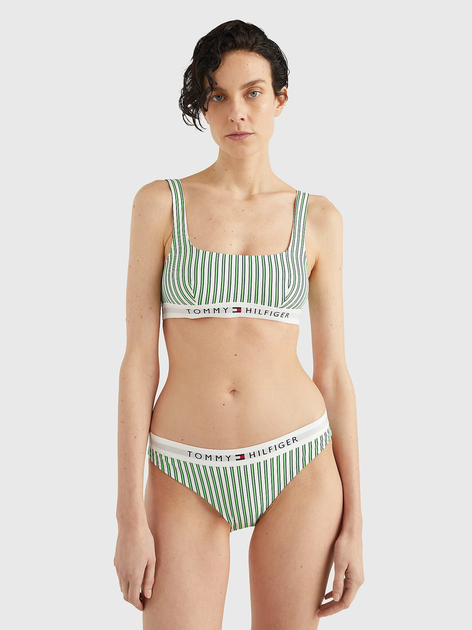 Tommy Hilfiger Underwear Partea inferioară a costumului de baie Verde - Pled.ro