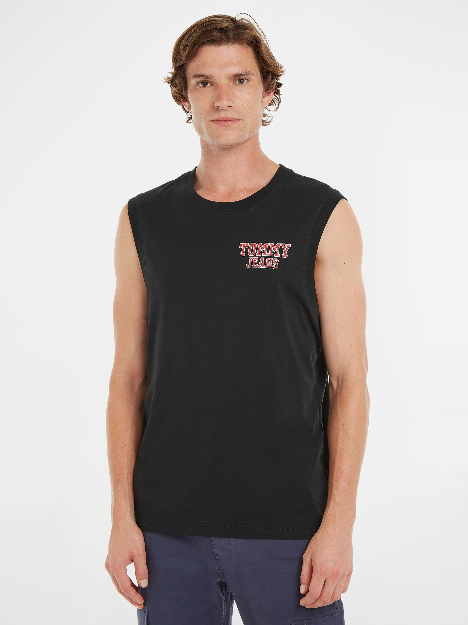 Tommy Jeans Basketball Maieu Negru - Pled.ro