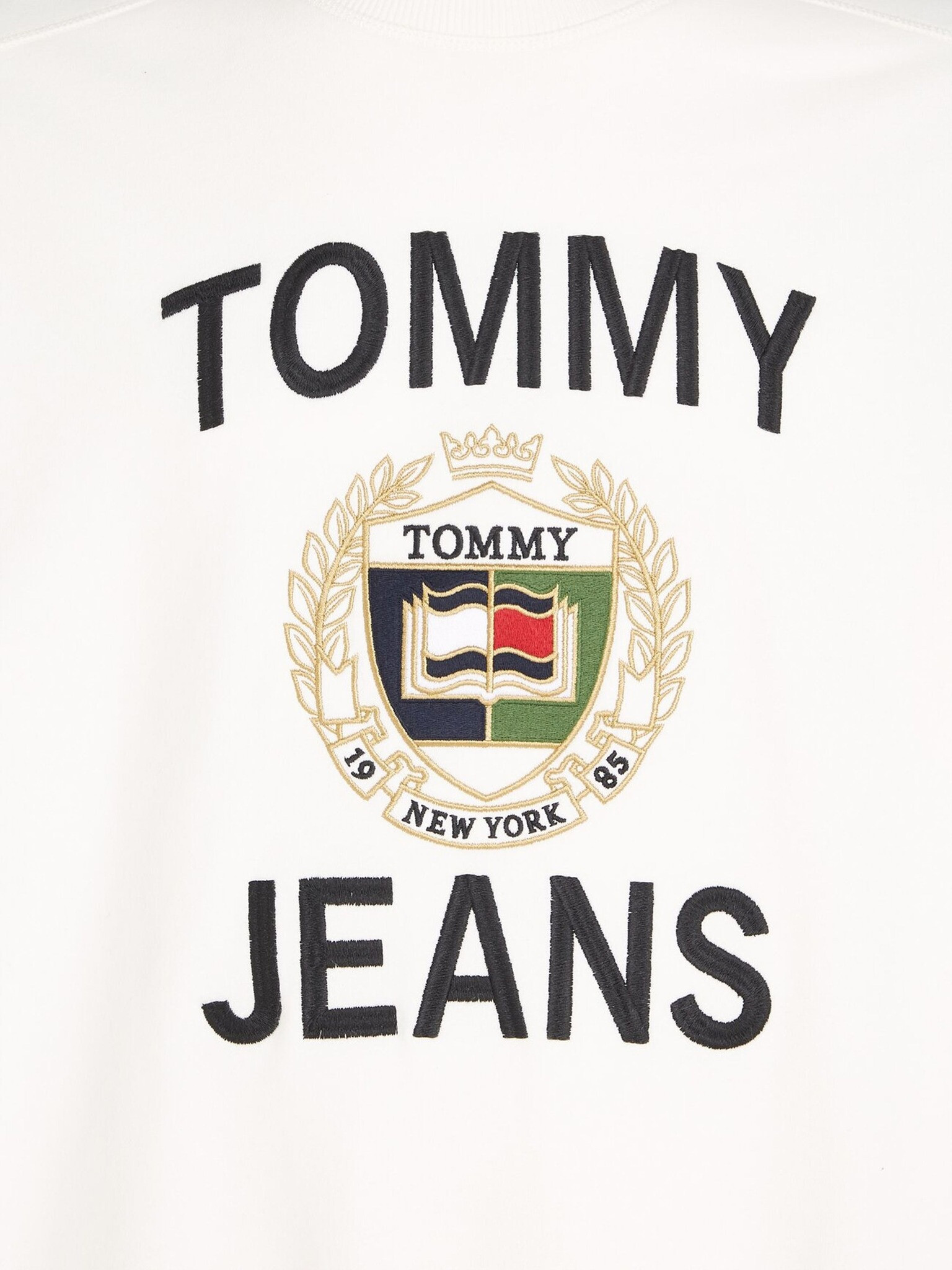 Tommy Jeans Boxy Luxe Hanorac Alb - Pled.ro