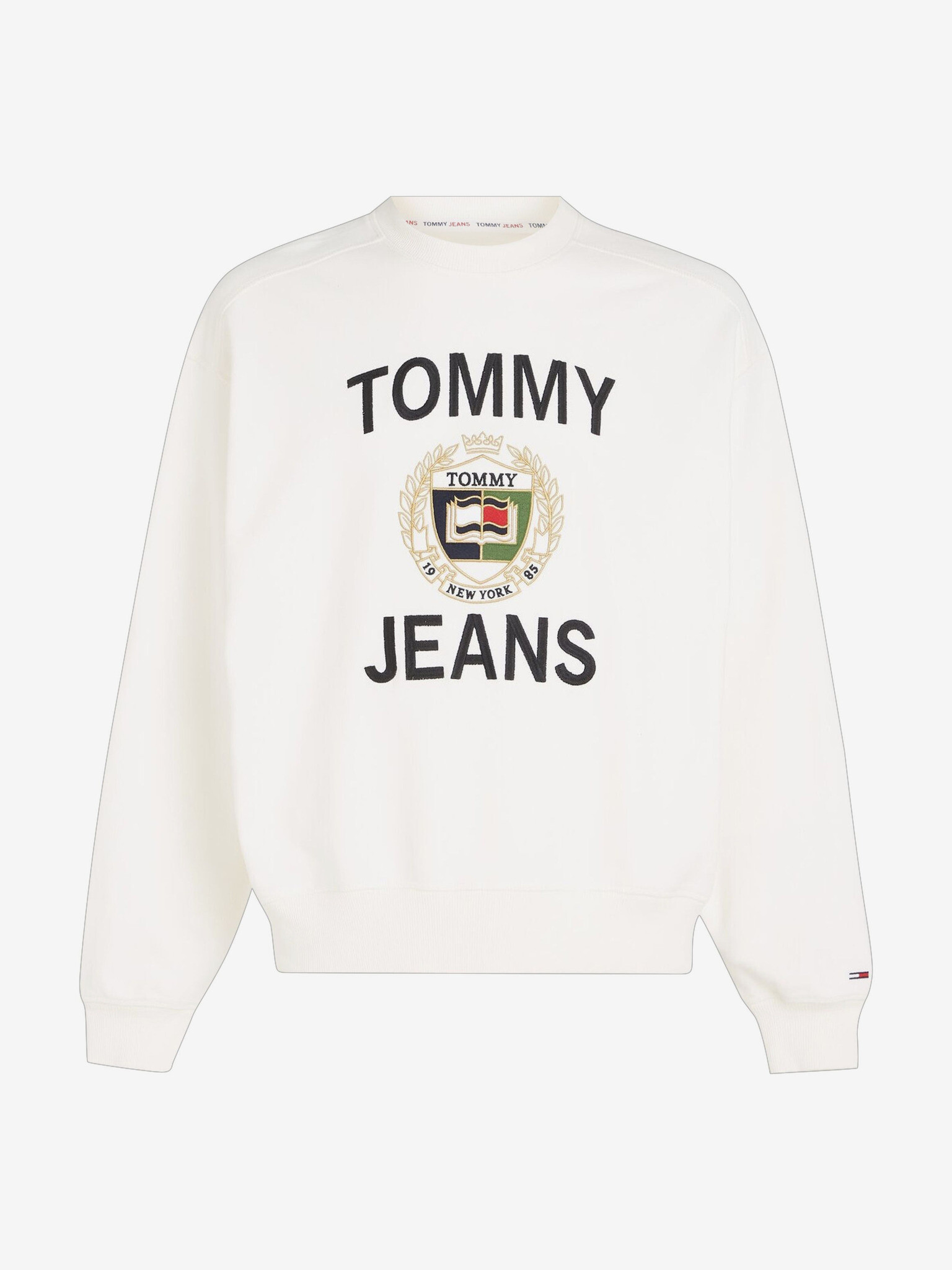 Tommy Jeans Boxy Luxe Hanorac Alb - Pled.ro