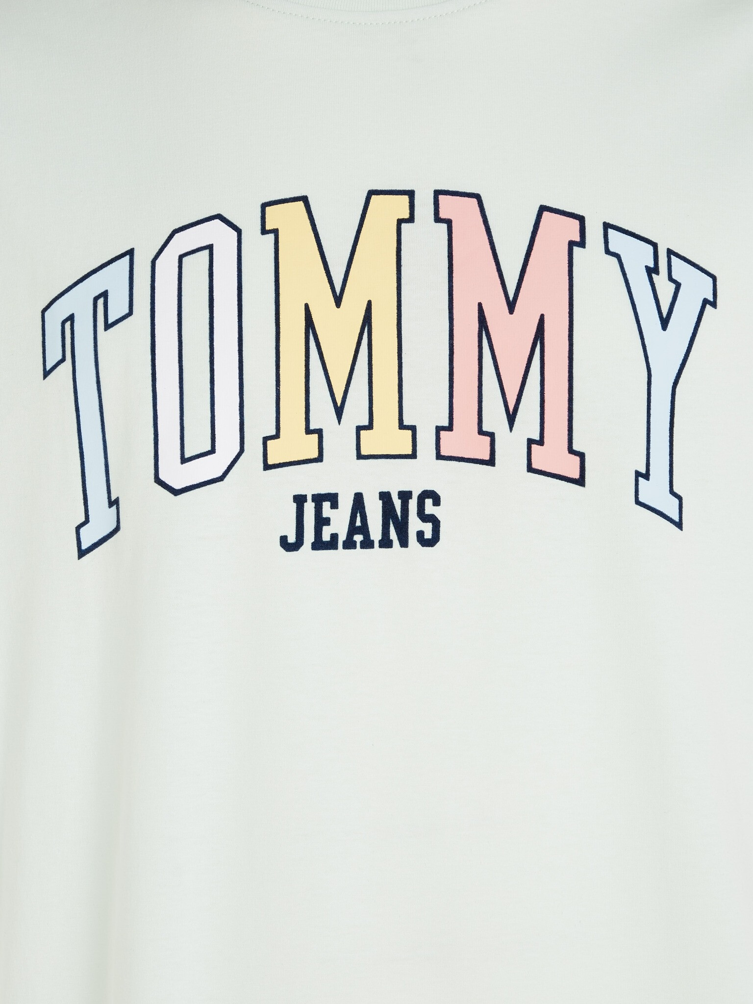 Tommy Jeans College Pop Tricou Verde - Pled.ro