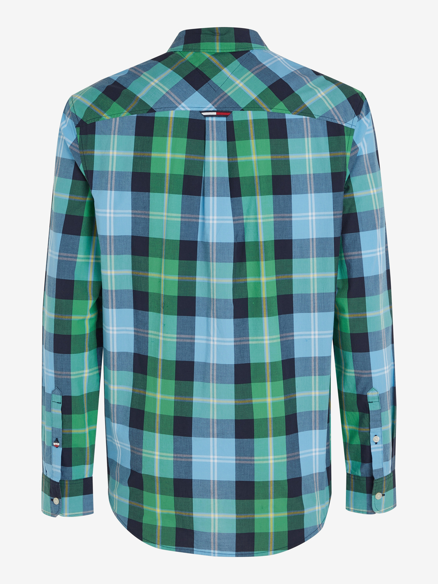 Tommy Jeans Essential Cămașă Verde - Pled.ro