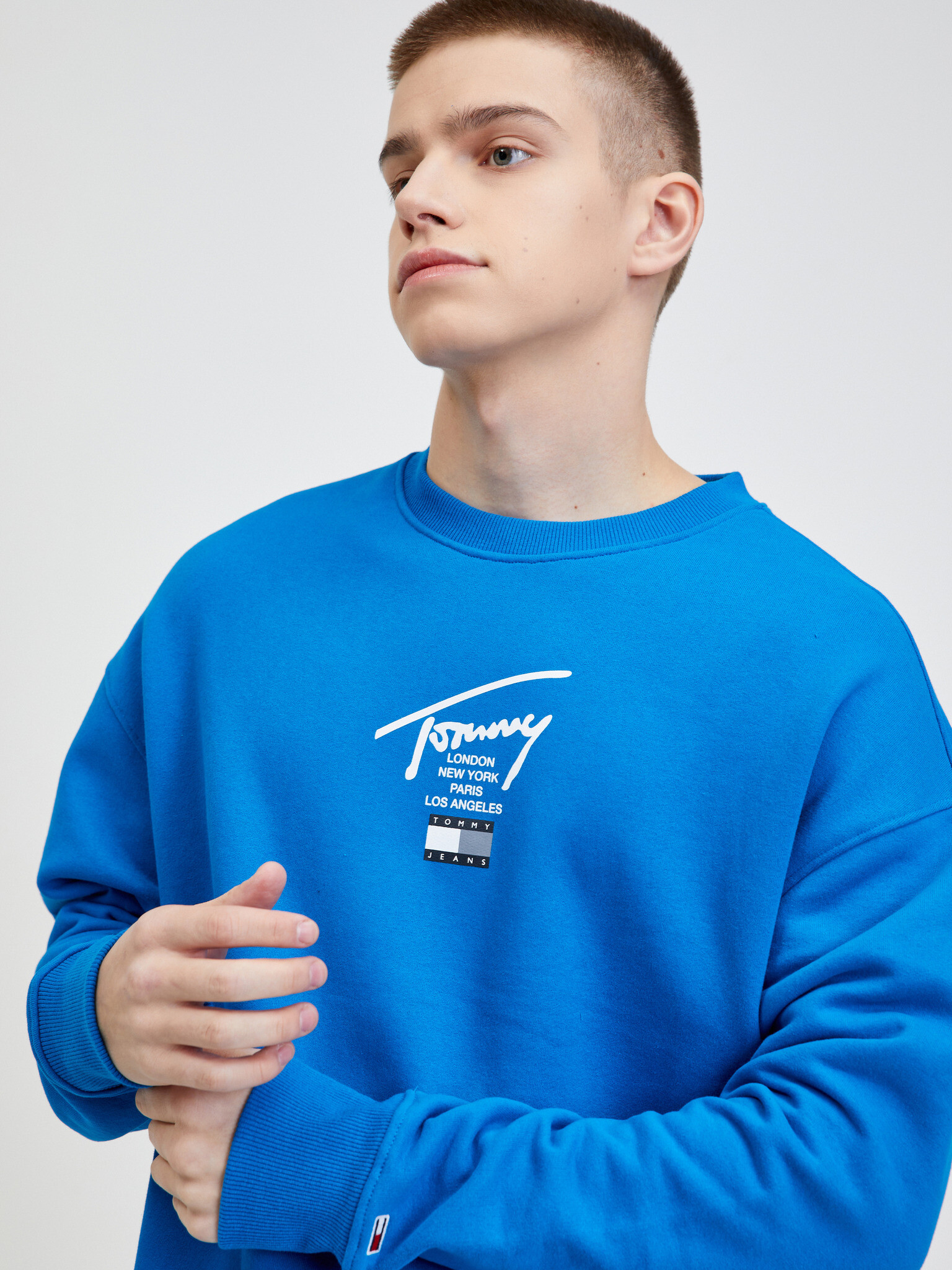 Tommy Jeans Hanorac Albastru - Pled.ro