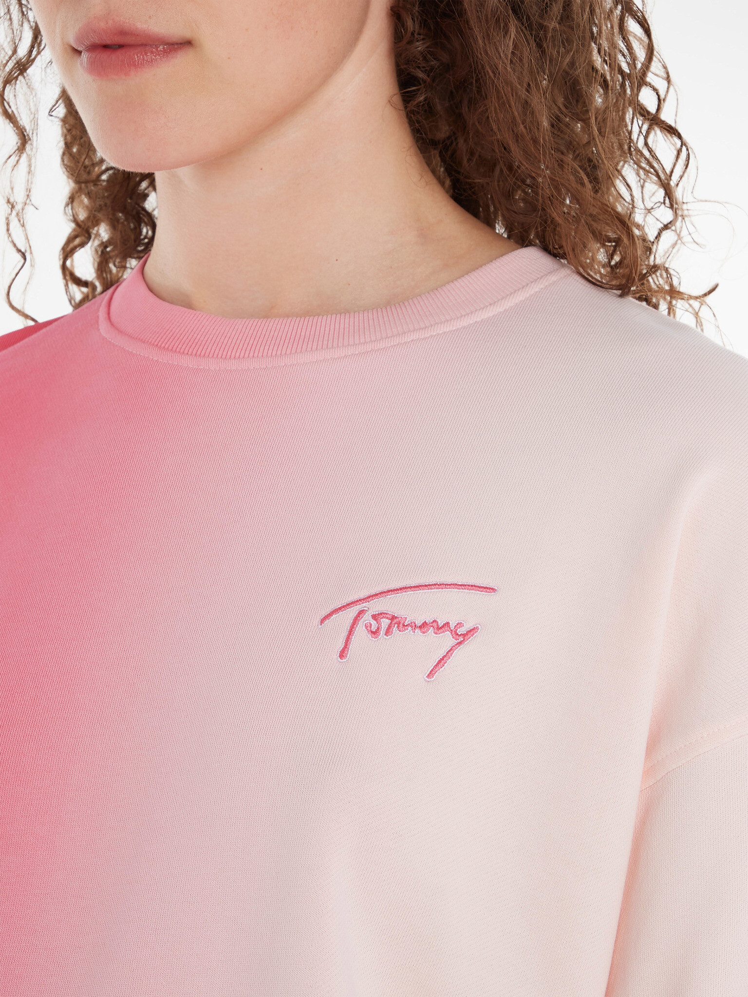 Tommy Jeans Hanorac Roz - Pled.ro