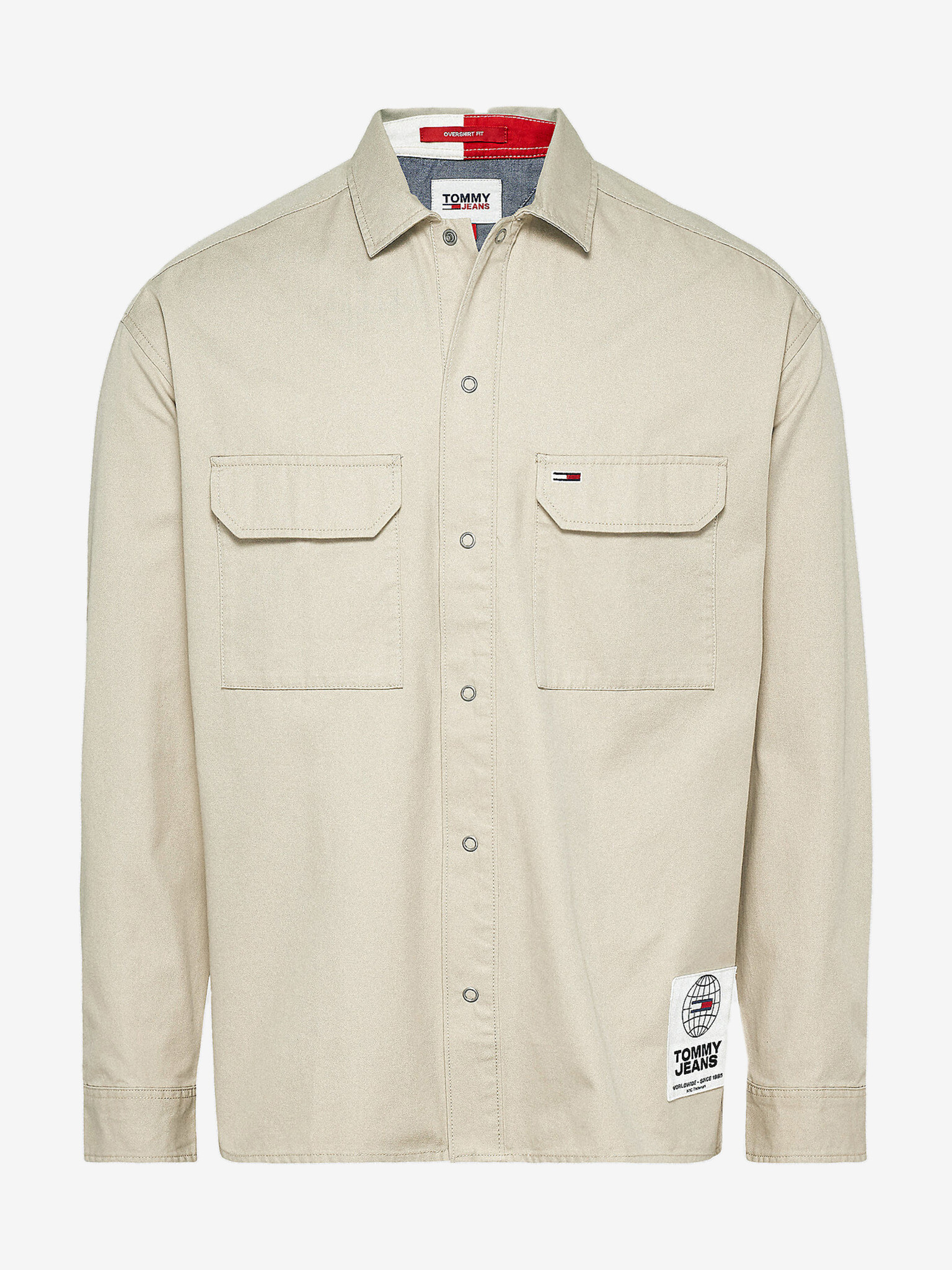 Tommy Jeans Overshirt Cămașă Bej - Pled.ro