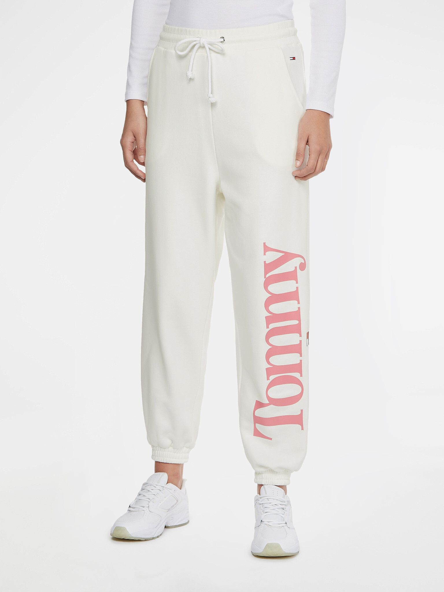 Tommy Jeans Pantaloni de trening Alb - Pled.ro