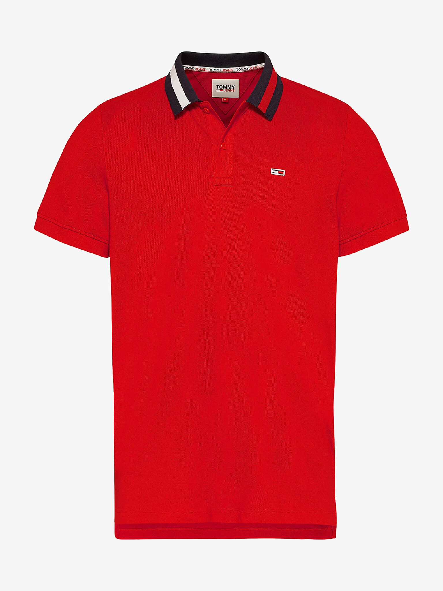 Tommy Jeans Polo Tricou Roșu - Pled.ro