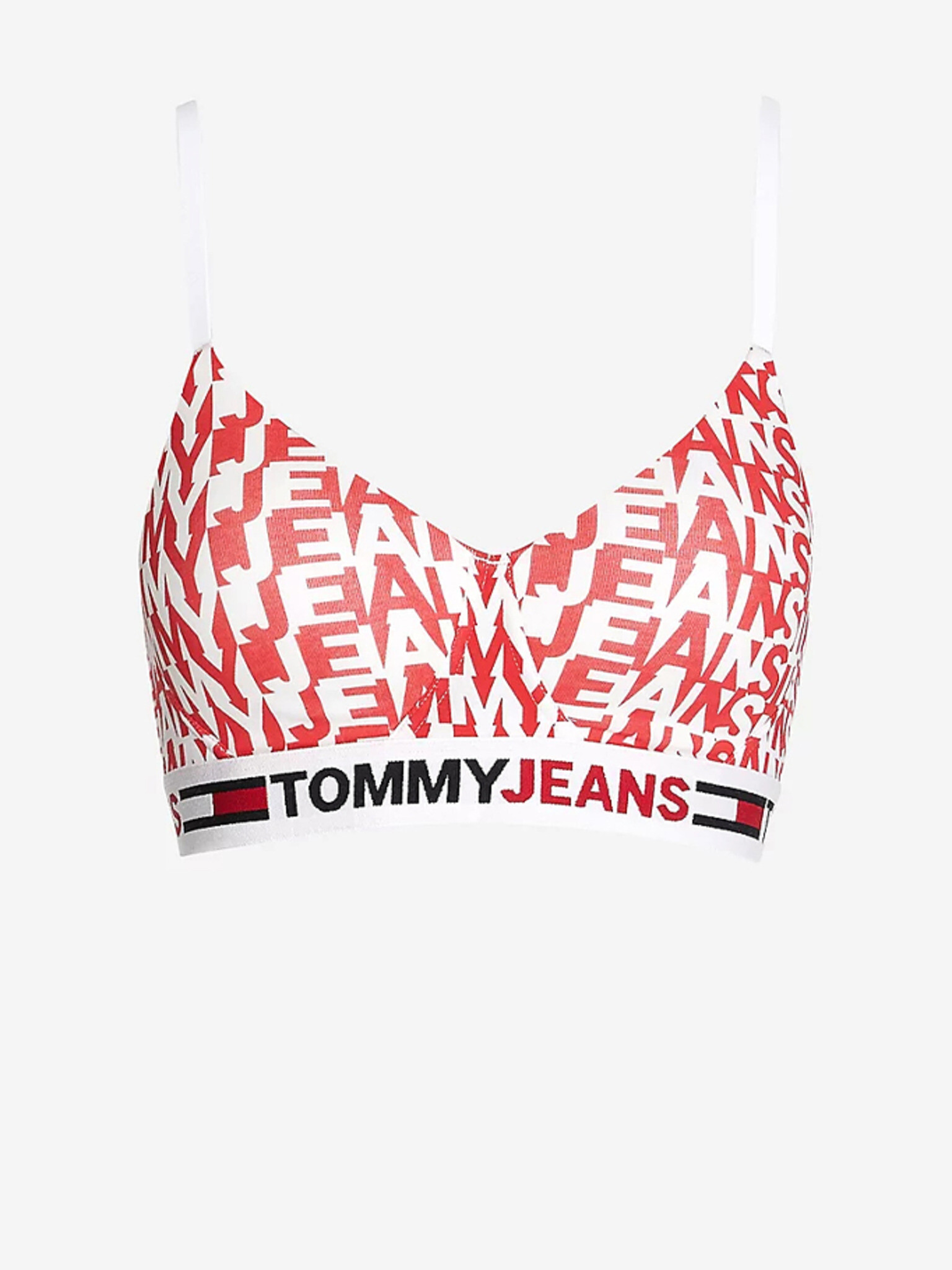 Tommy Jeans Sutien Alb - Pled.ro