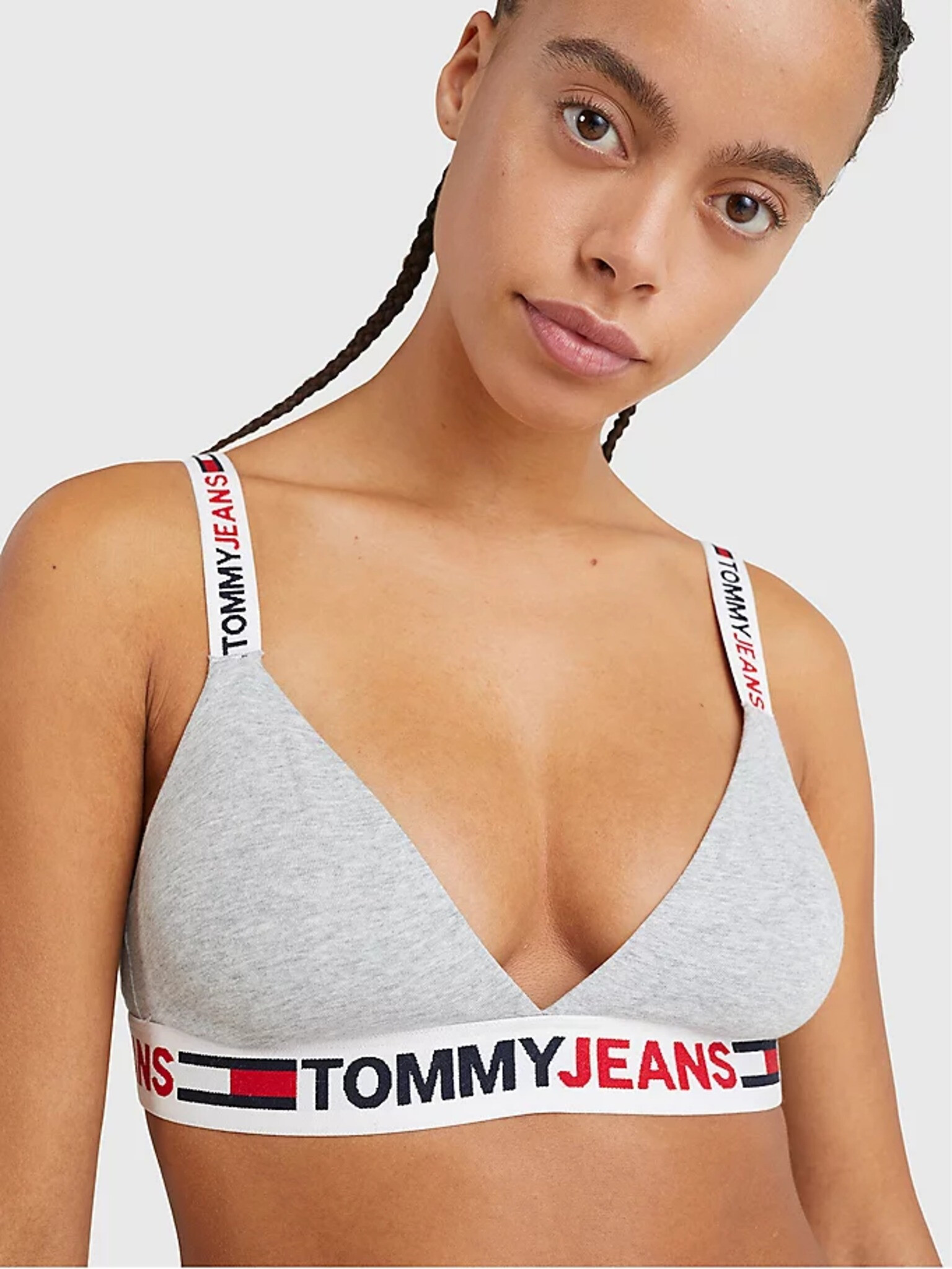 Tommy Jeans Sutien Gri - Pled.ro