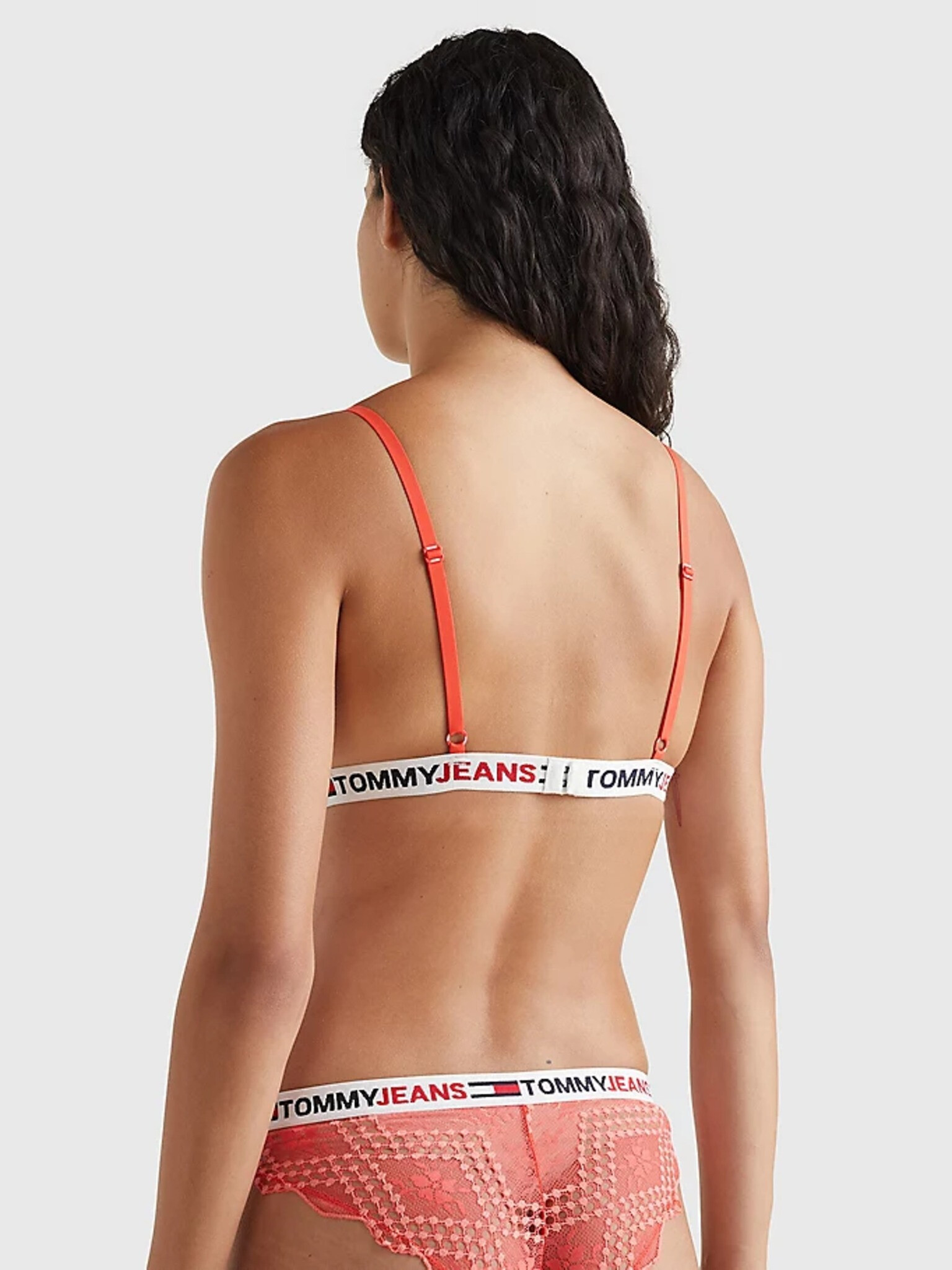 Tommy Jeans Sutien Roșu - Pled.ro