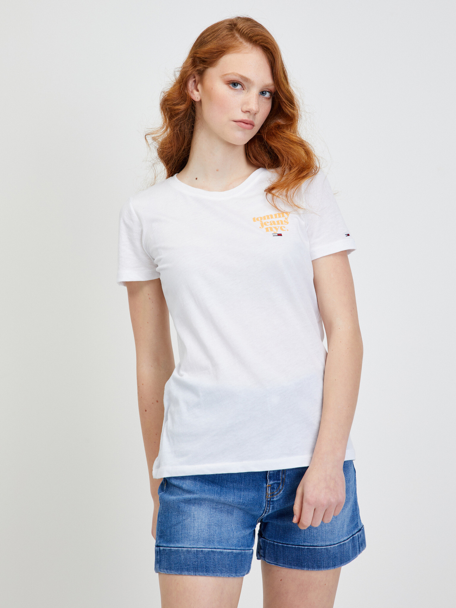 Tommy Jeans Tricou Alb - Pled.ro