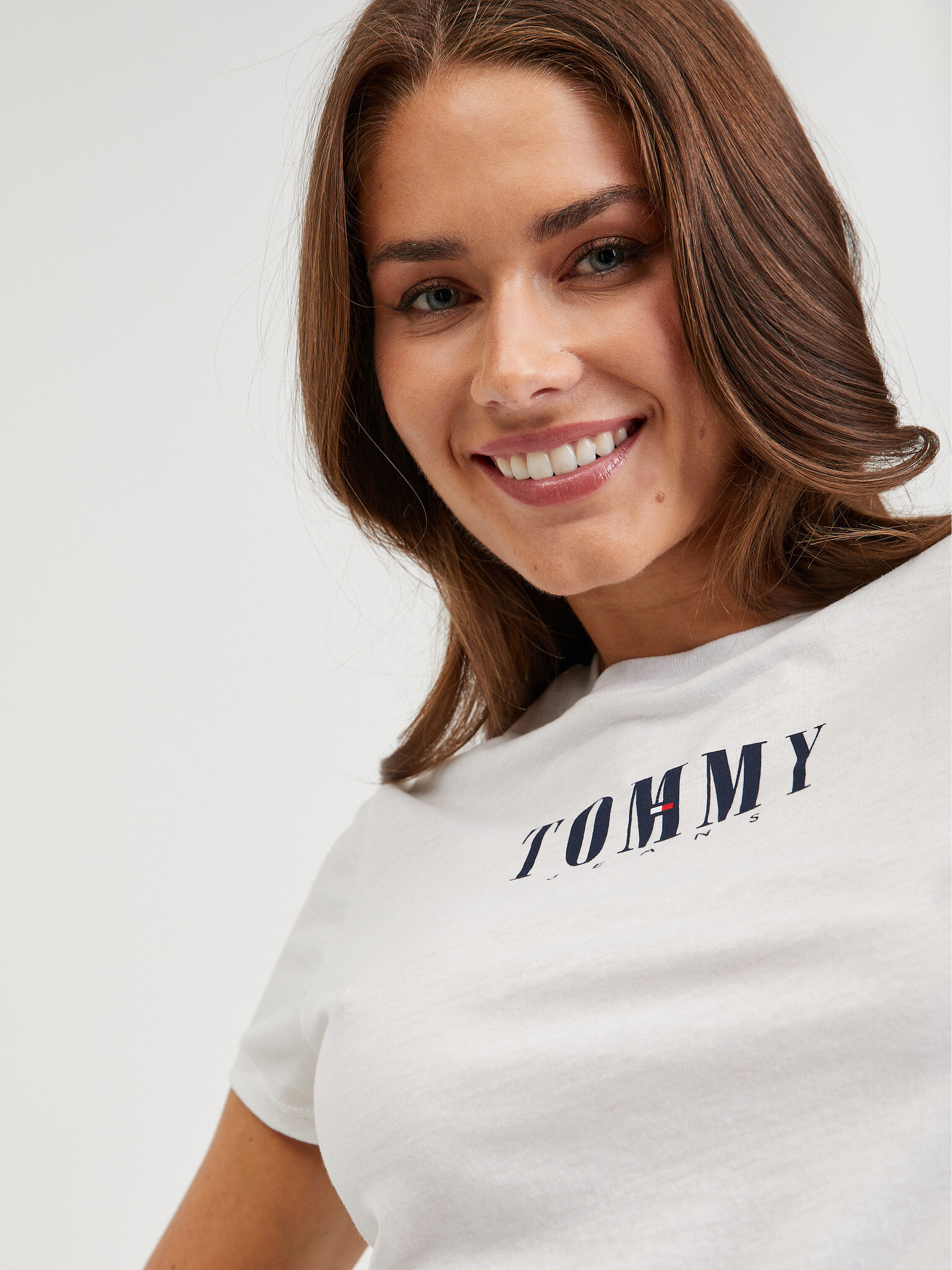 Tommy Jeans Tricou Alb - Pled.ro