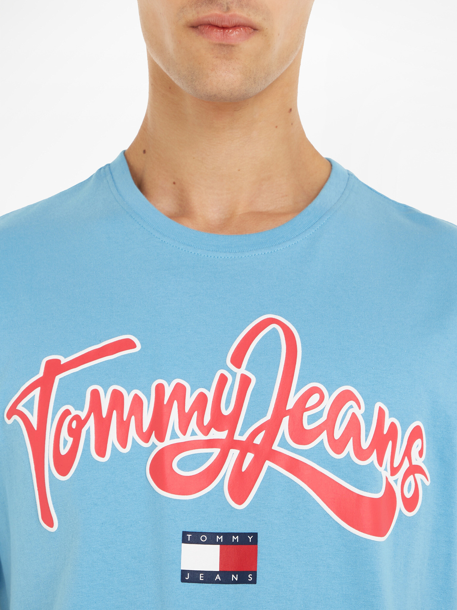 Tommy Jeans Tricou Albastru - Pled.ro