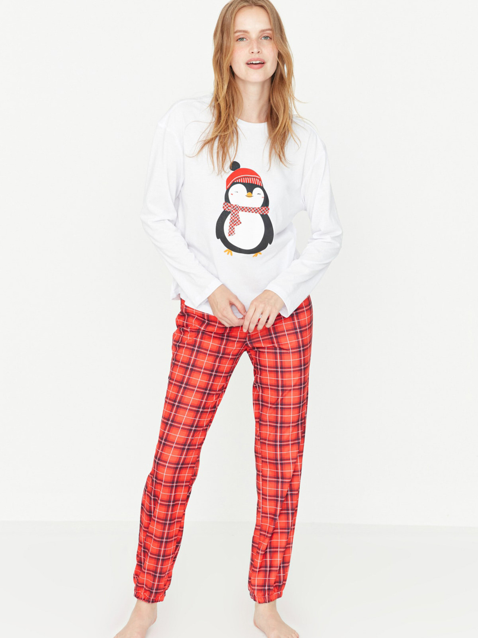 Trendyol Pijama Alb - Pled.ro