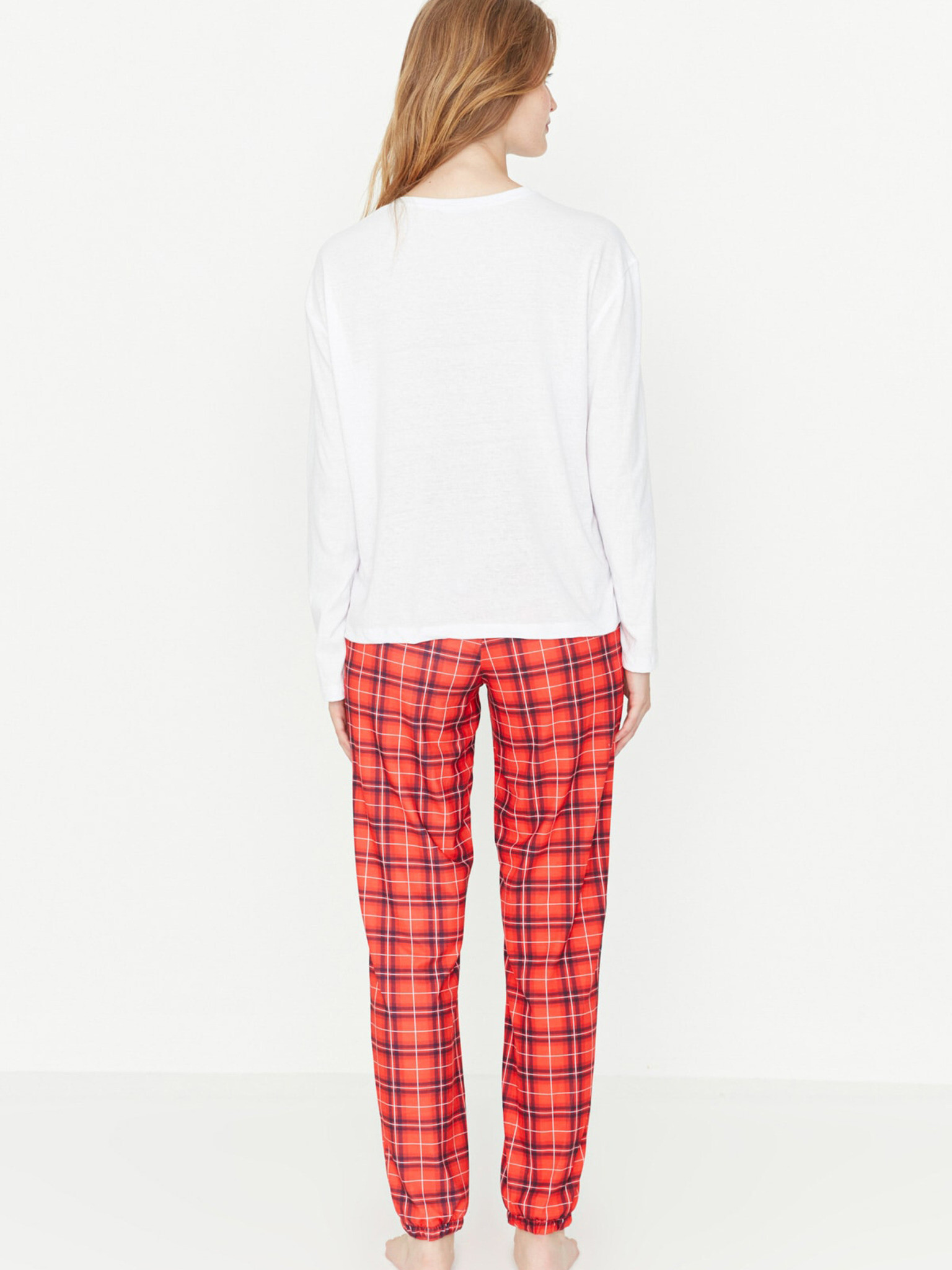 Trendyol Pijama Alb - Pled.ro