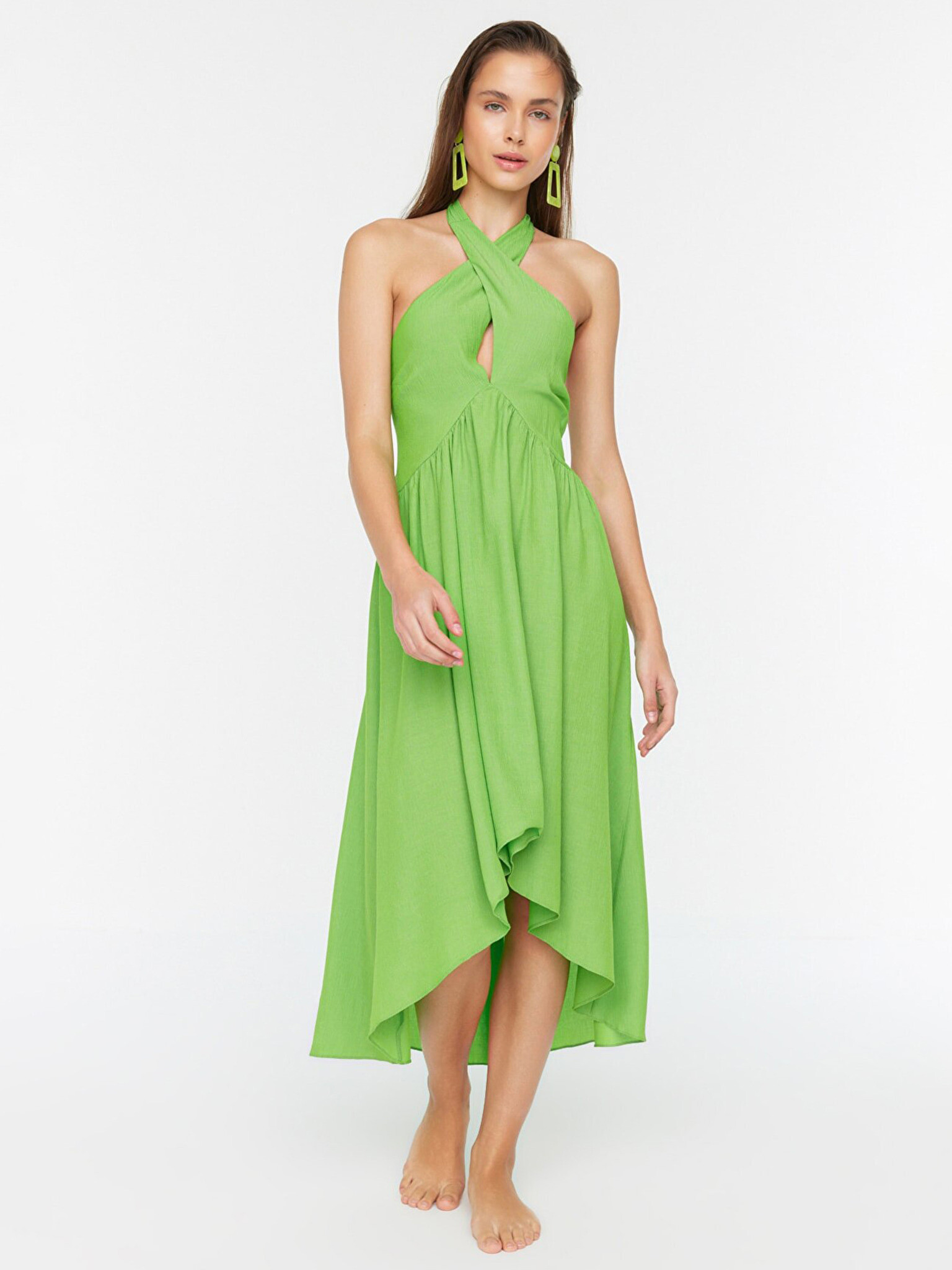 Trendyol Rochie Verde - Pled.ro