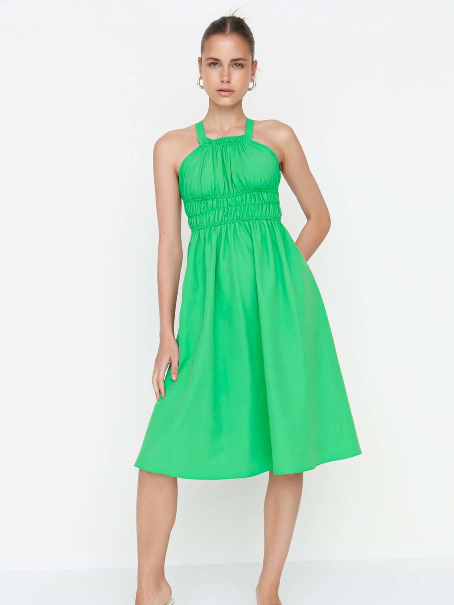 Trendyol Rochie Verde - Pled.ro