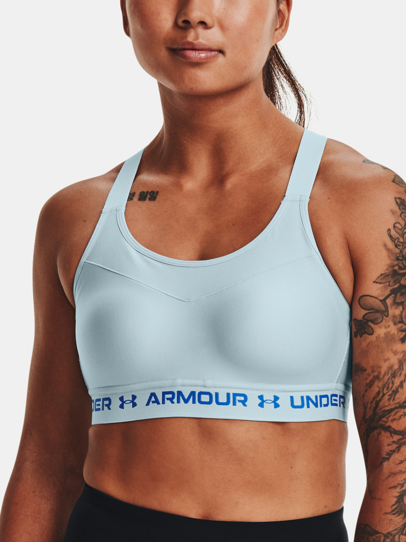 Under Armour Armour High Crossback Sport Sutien Albastru - Pled.ro