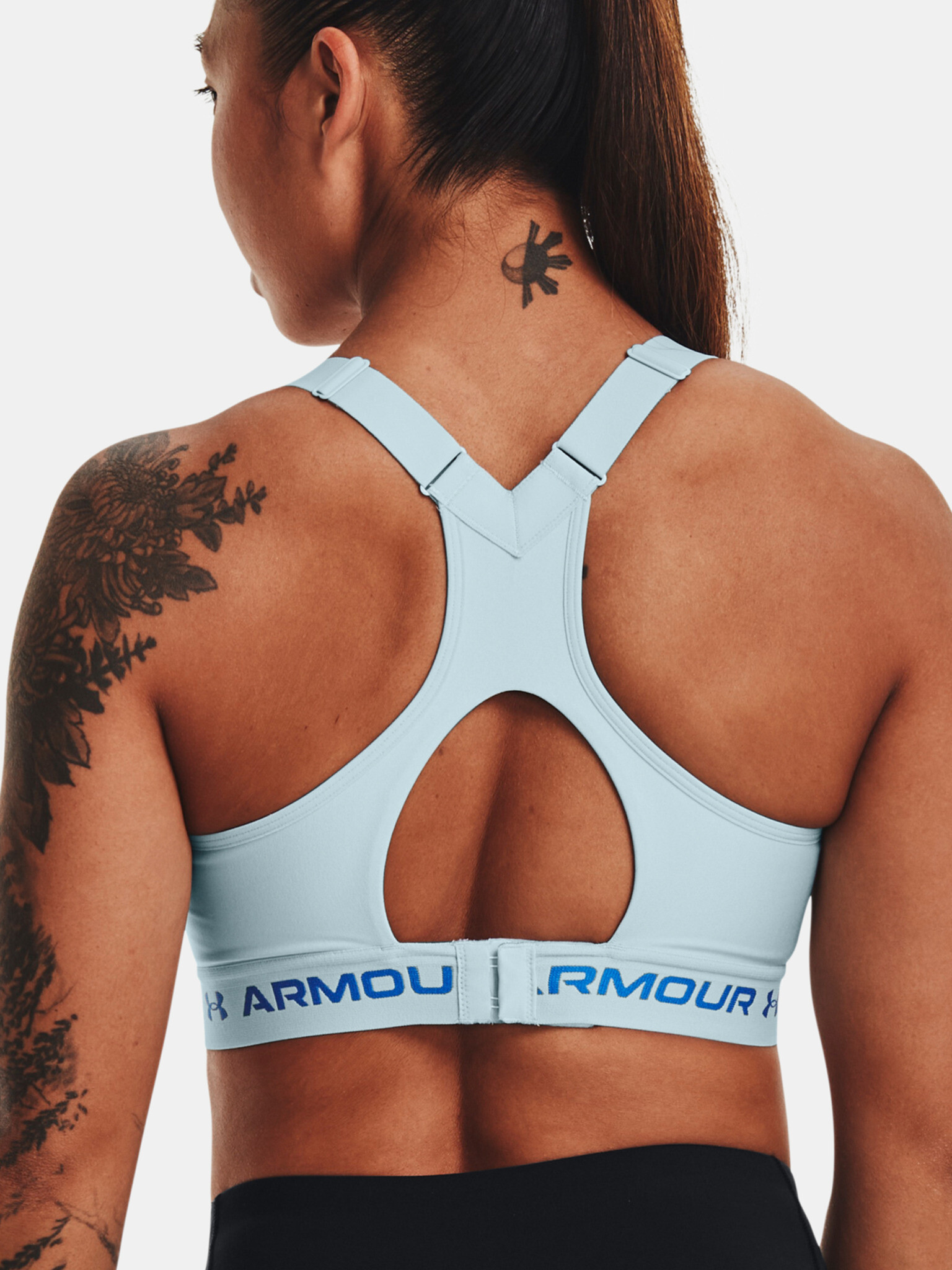 Under Armour Armour High Crossback Sport Sutien Albastru - Pled.ro