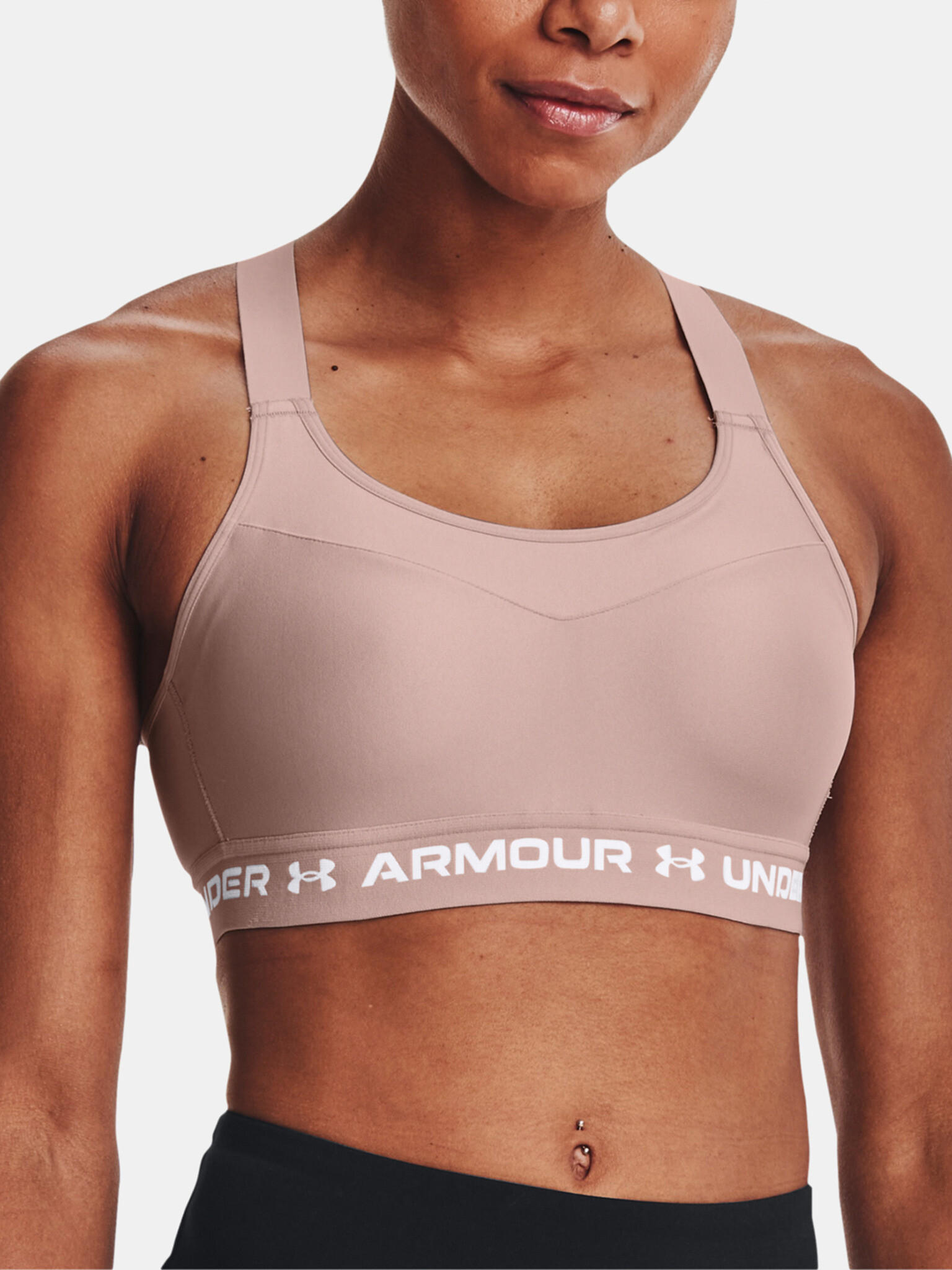 Under Armour Armour High Crossback Sport Sutien Roz - Pled.ro