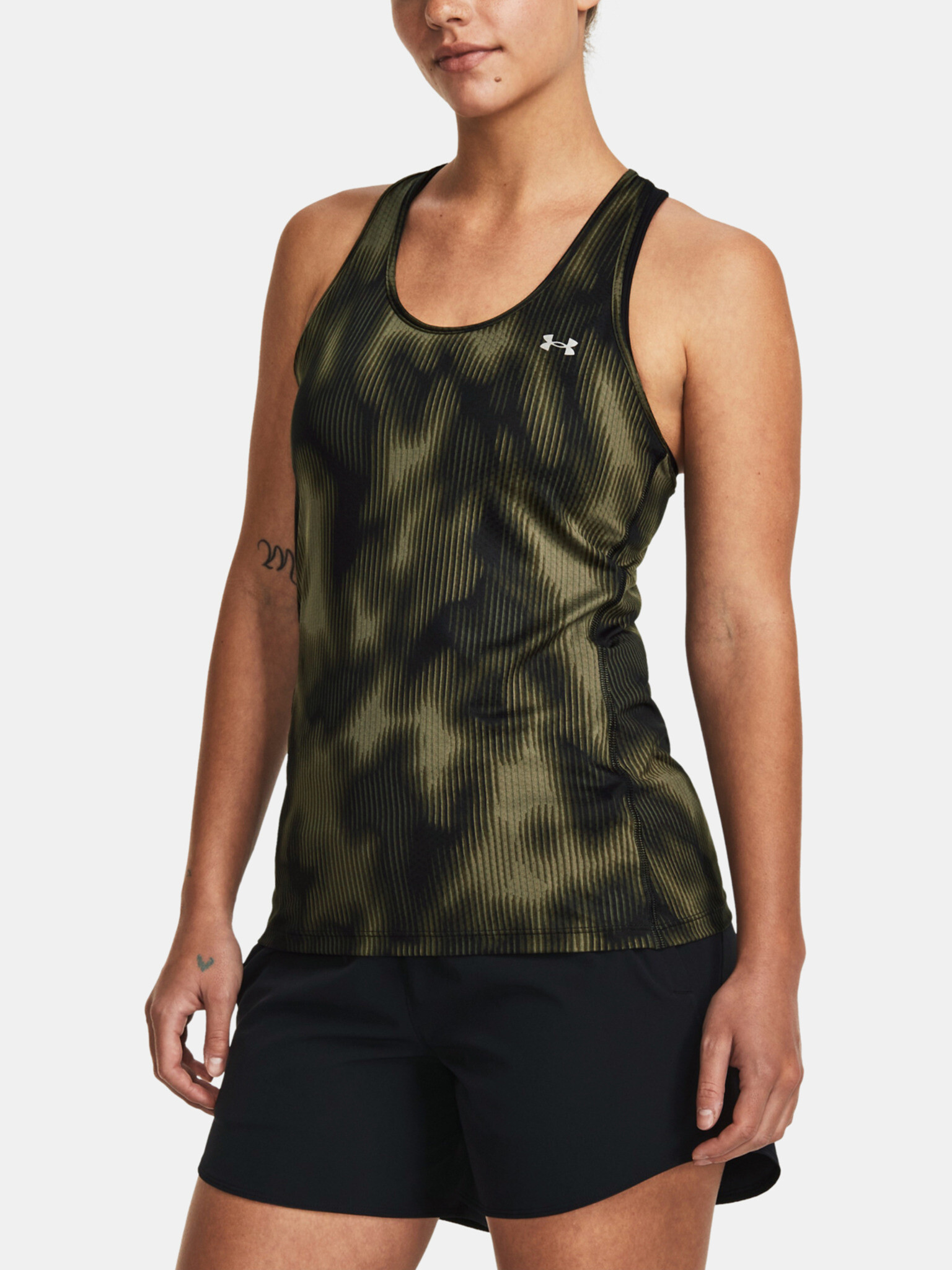 Under Armour Armour Racer Tank Print Maieu Verde - Pled.ro