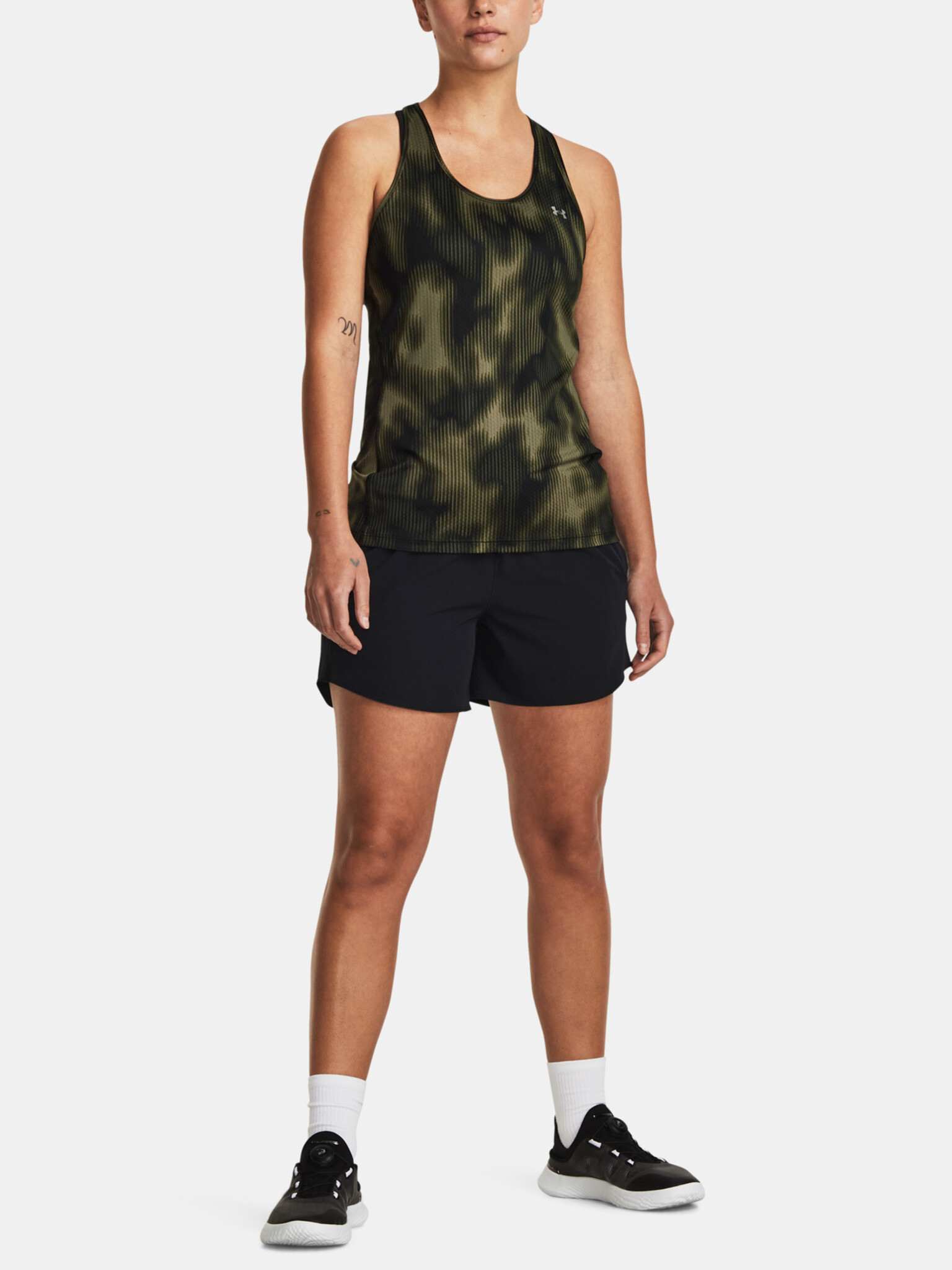 Under Armour Armour Racer Tank Print Maieu Verde - Pled.ro