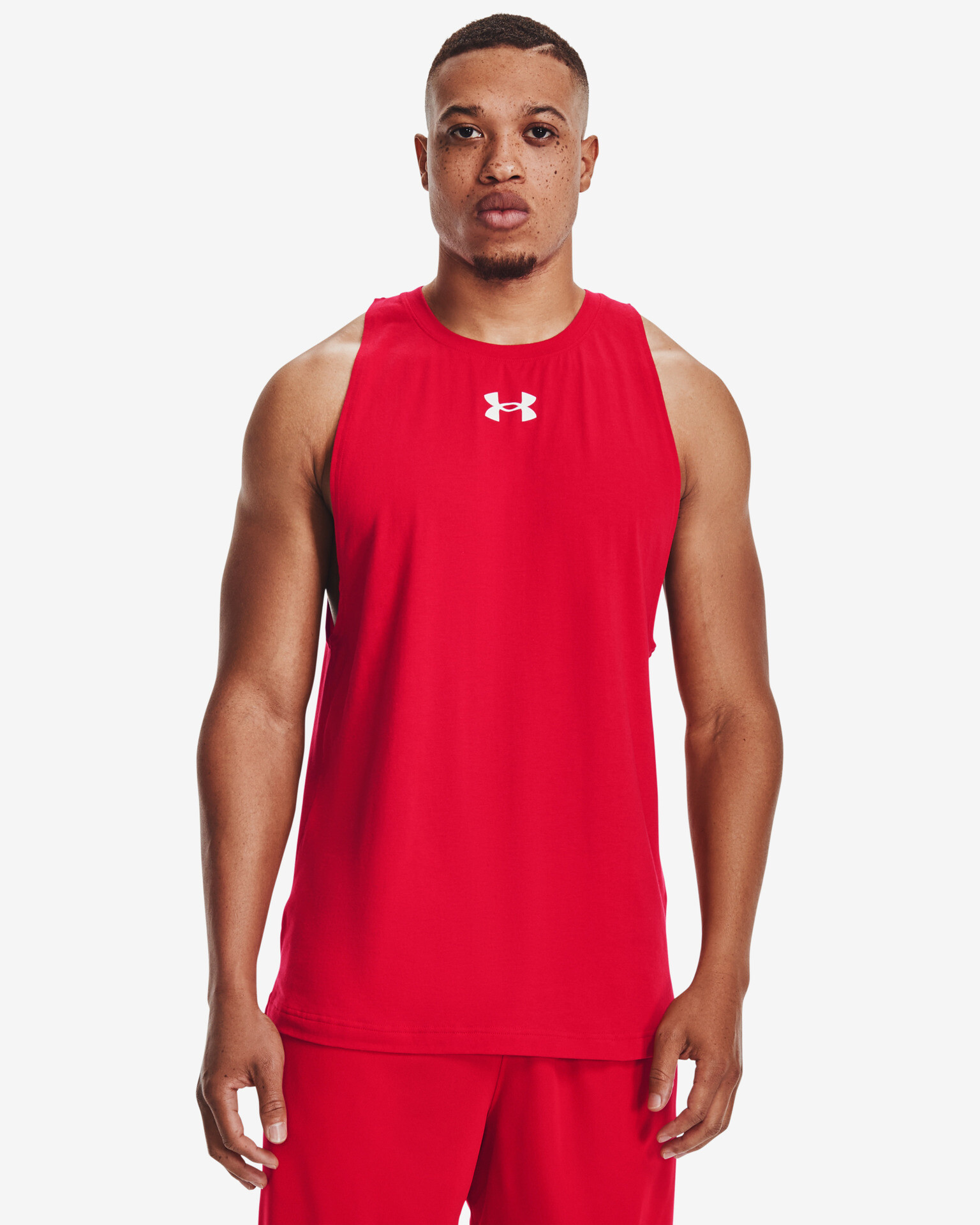 Under Armour Baseline Cotton Maiou Roșu - Pled.ro