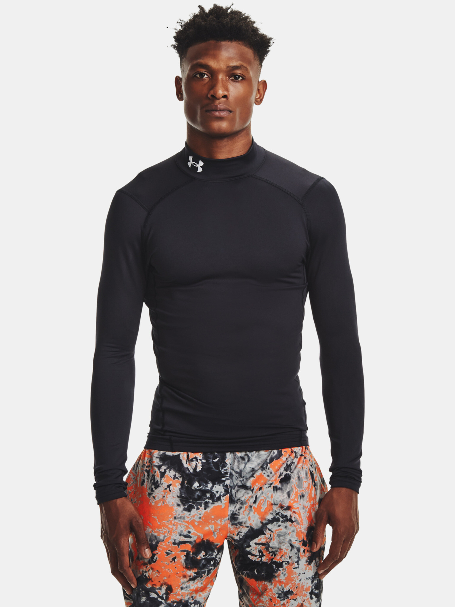 Under Armour CG Armour Comp Mock Tricou Negru - Pled.ro