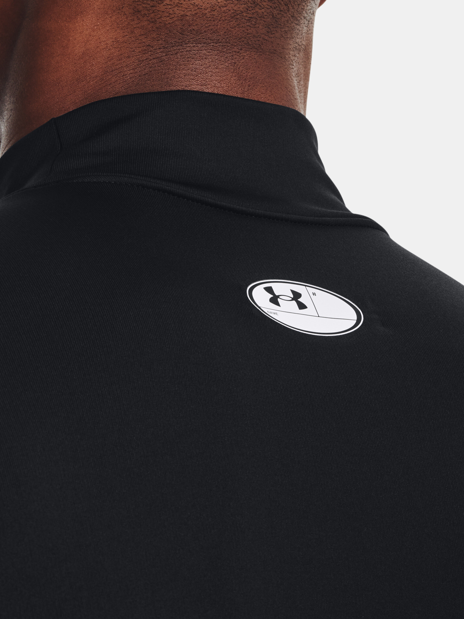 Under Armour CG Armour Comp Mock Tricou Negru - Pled.ro