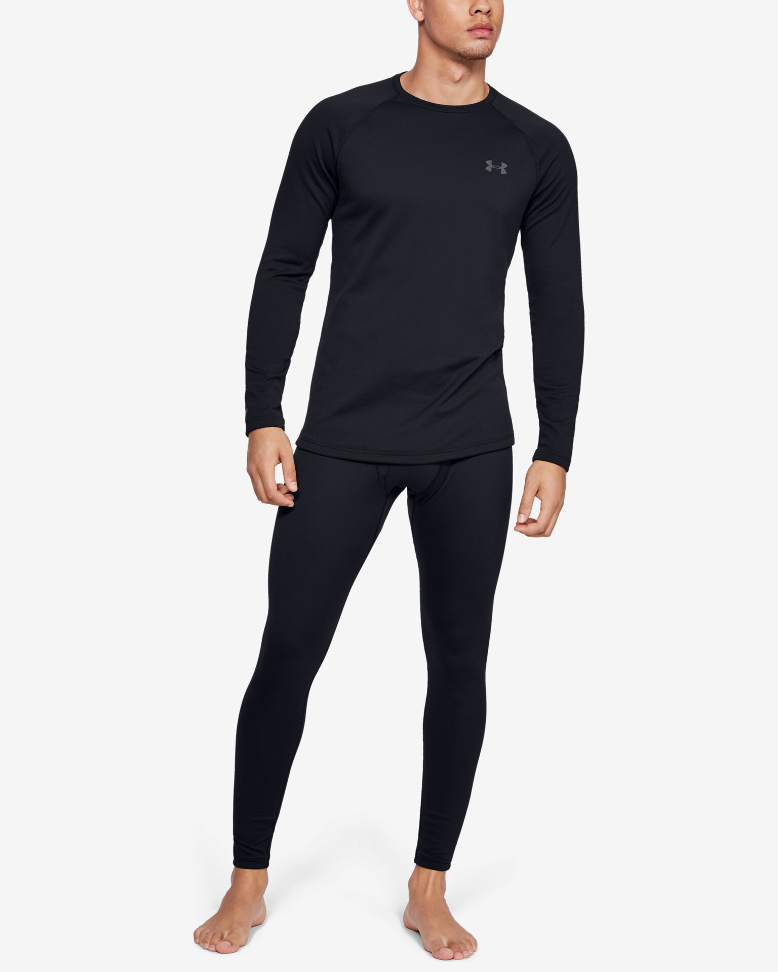 Under Armour ColdGear® Base 3.0 Tricou Negru - Pled.ro