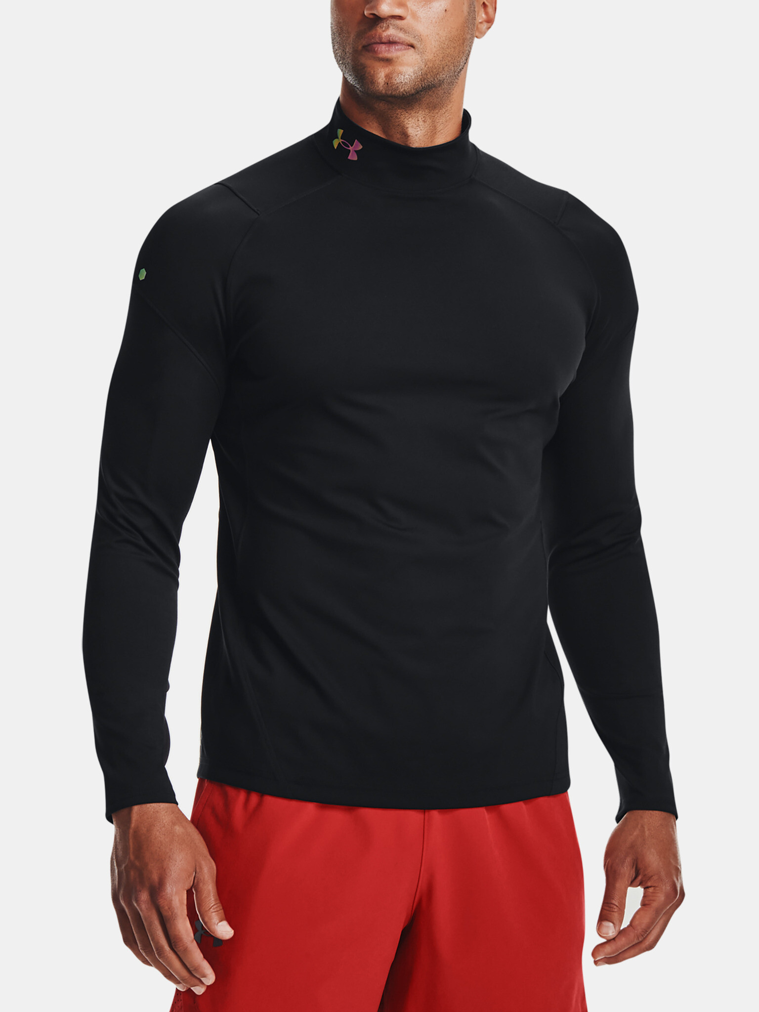 Under Armour ColdGear Rush Mock Tricou Negru - Pled.ro