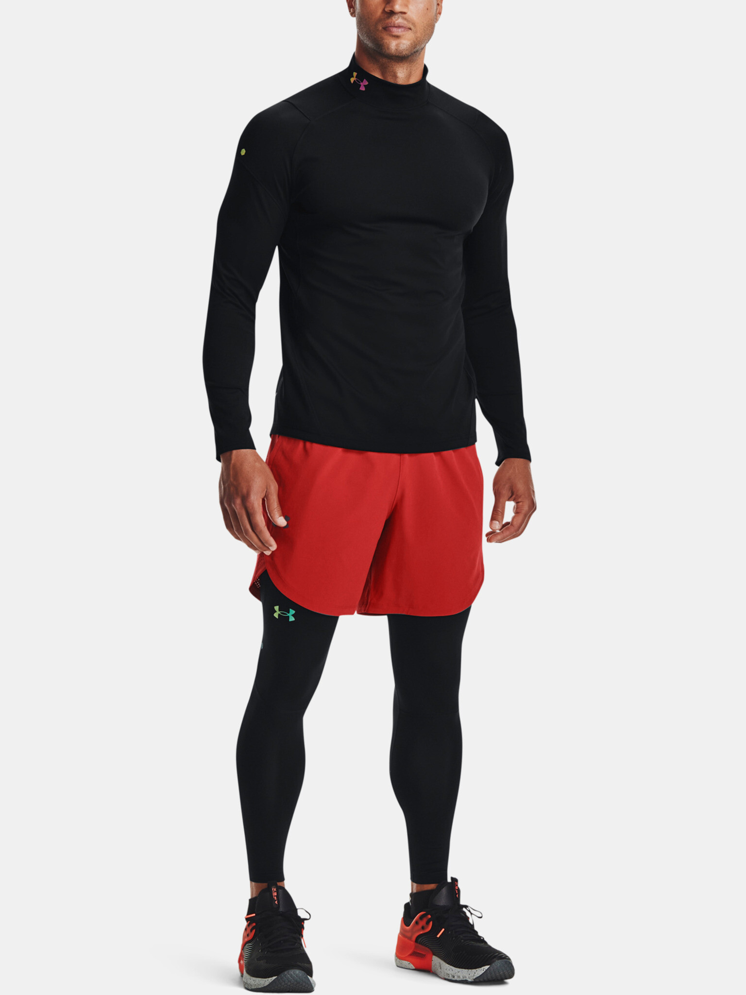 Under Armour ColdGear Rush Mock Tricou Negru - Pled.ro