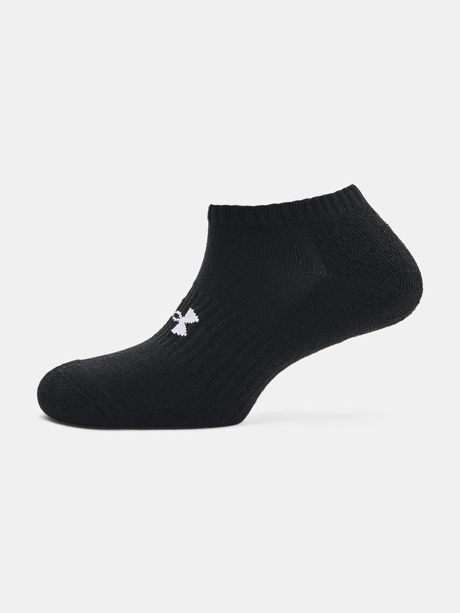 Under Armour Core No Show Set de 3 perechi de șosete Negru - Pled.ro