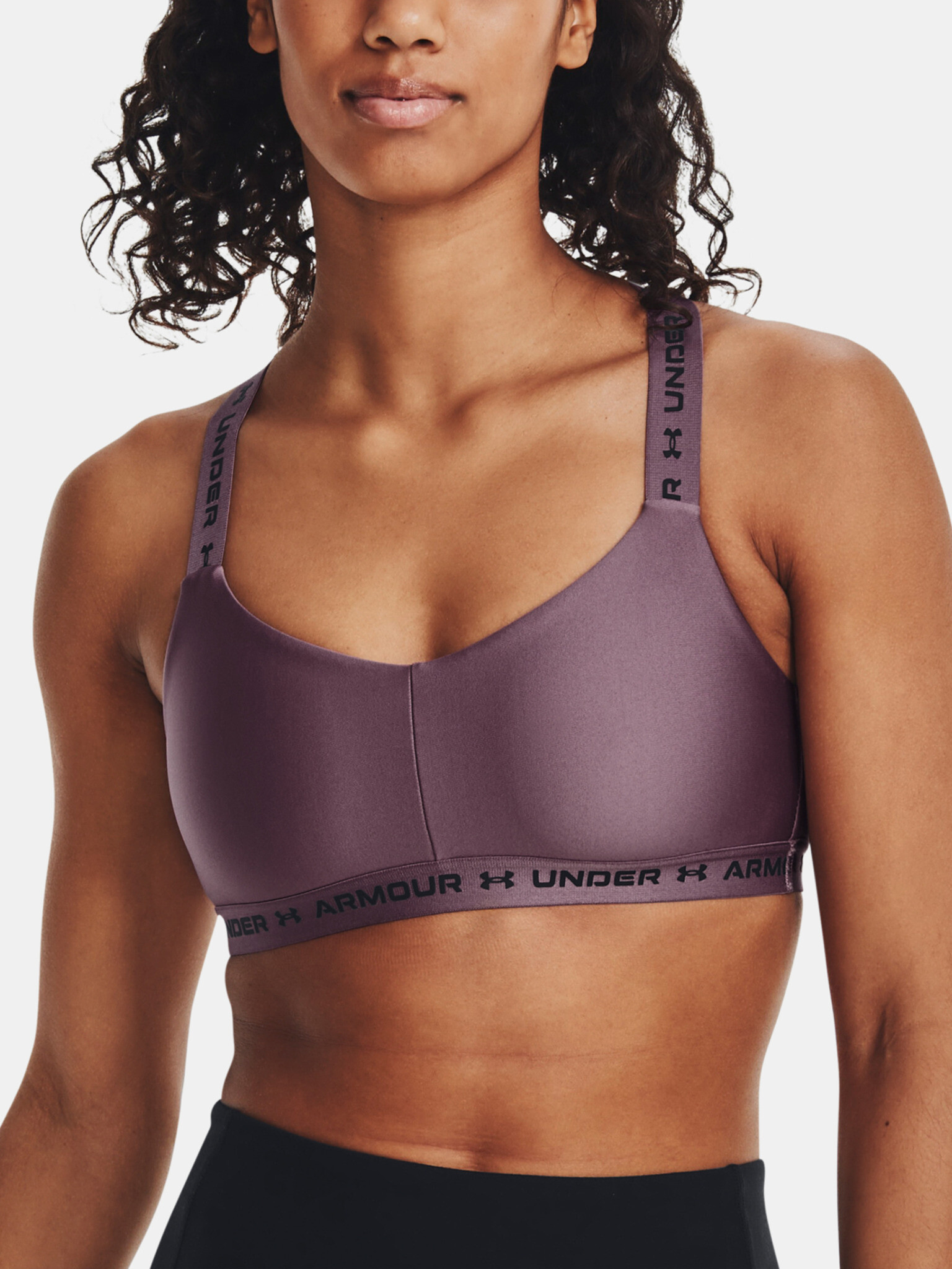 Under Armour Crossback Low Sport Sutien Violet - Pled.ro