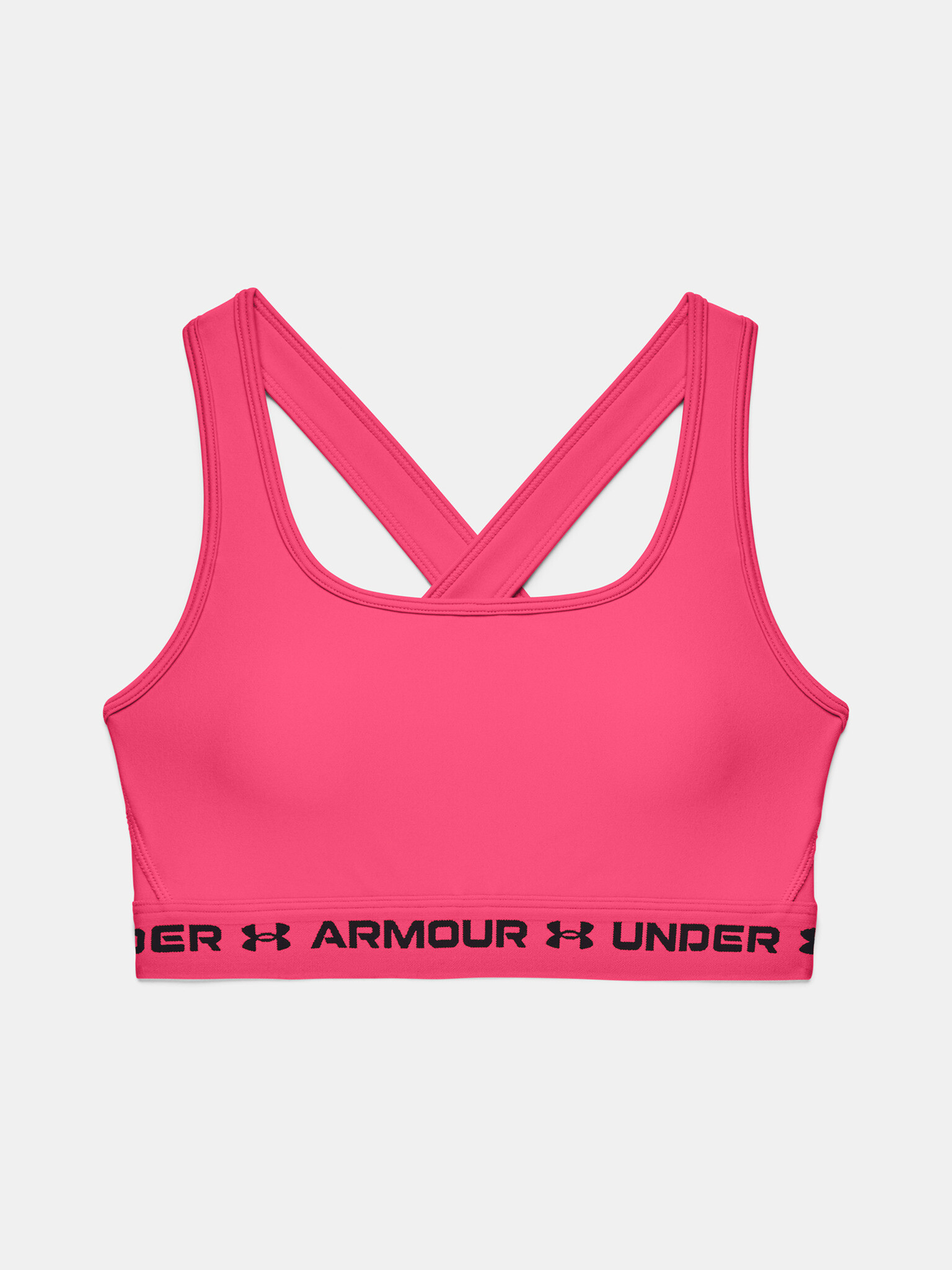 Under Armour Crossback Mid Bra Sport Sutien Roz - Pled.ro