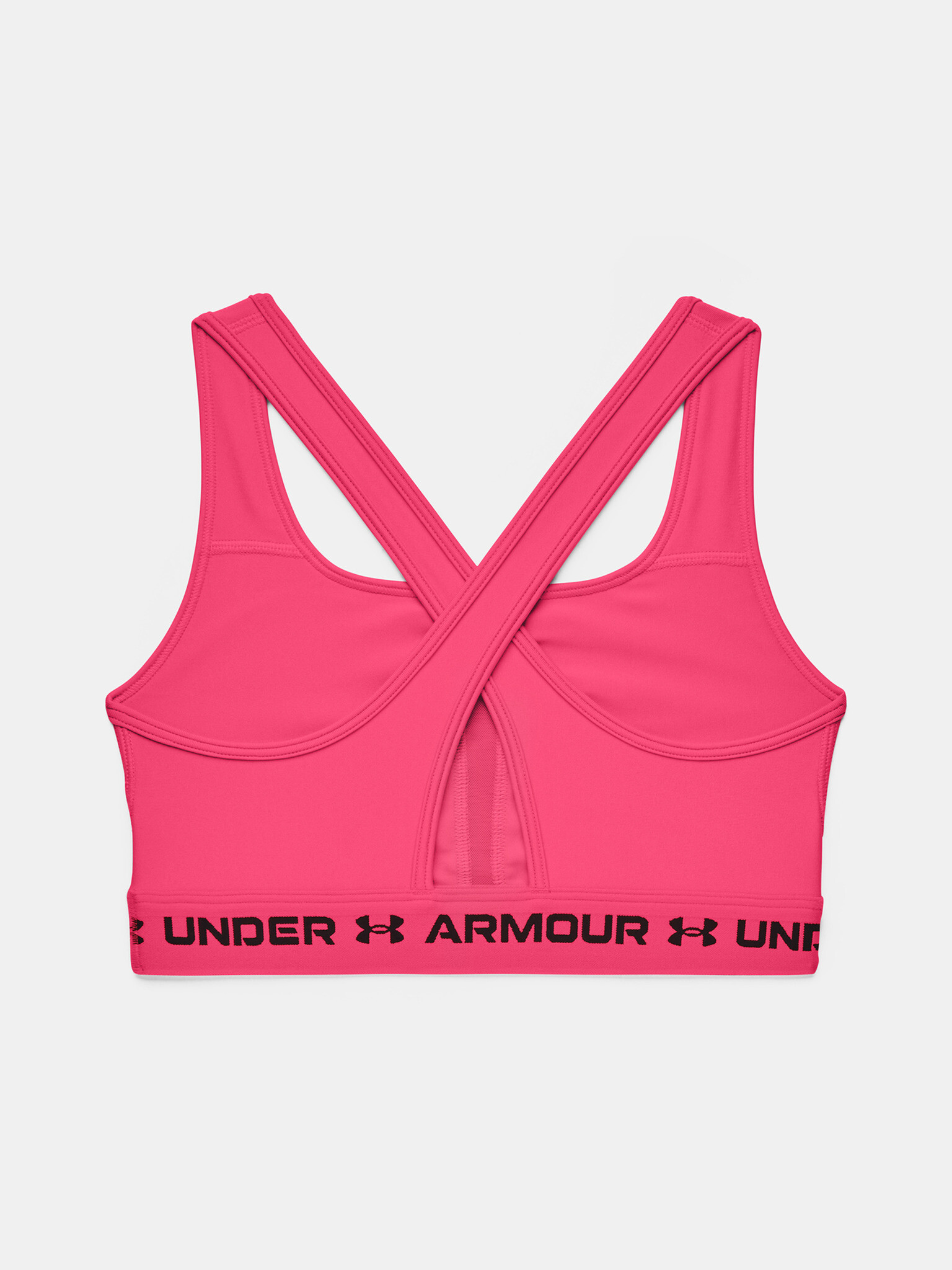 Under Armour Crossback Mid Bra Sport Sutien Roz - Pled.ro